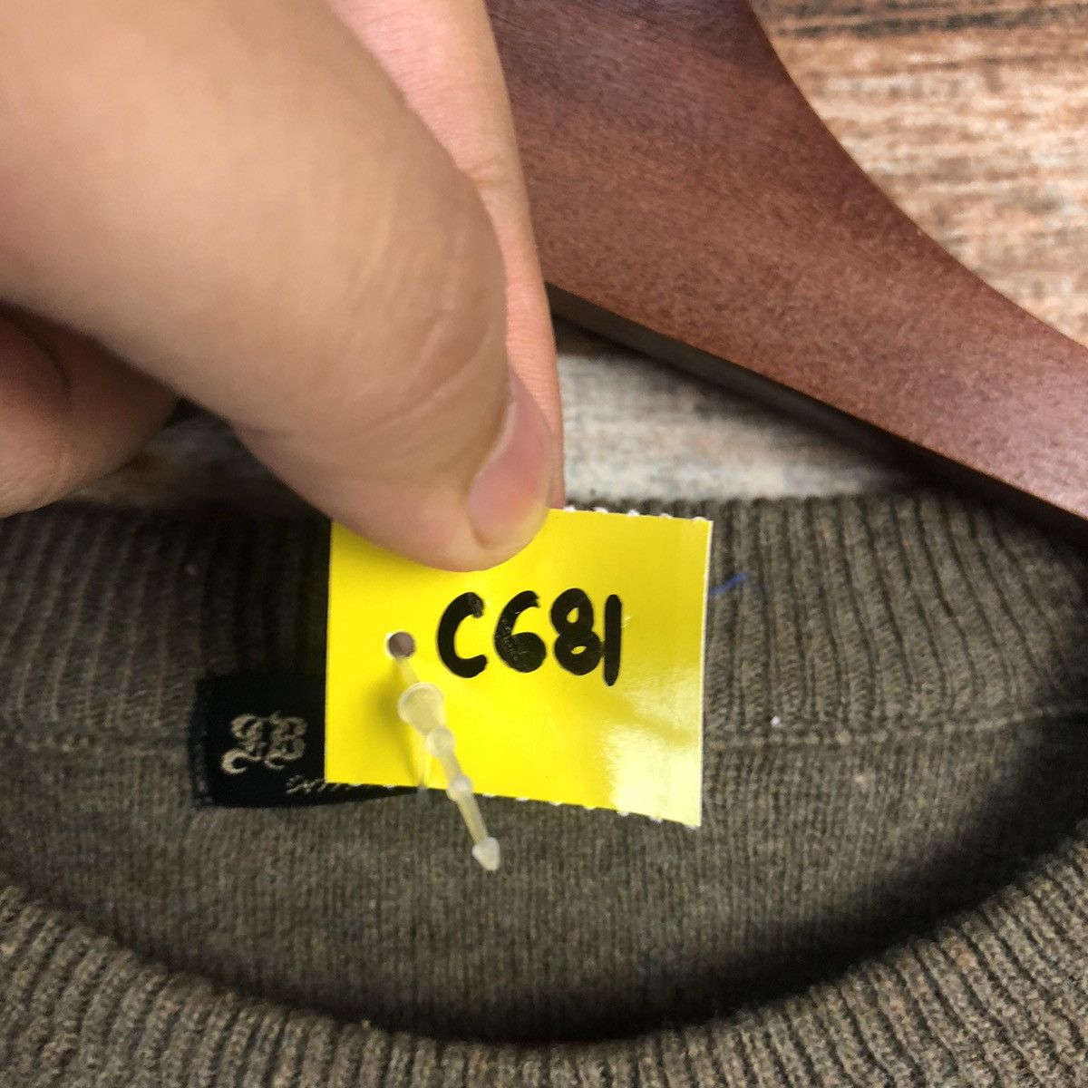 Homespun Knitwear × Japanese Brand DL Jack Bround checkered vintage sweatshirt Knitwear #C681 Size US M / EU 48-50 / 2 - 10 Thumbnail