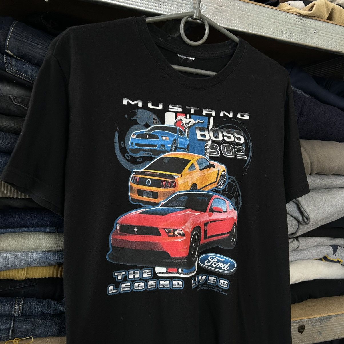 Mustang Vintage Ford Mustang Big Logo Racing 2000’s tee size M Size US M / EU 48-50 / 2 - 2 Thumbnail