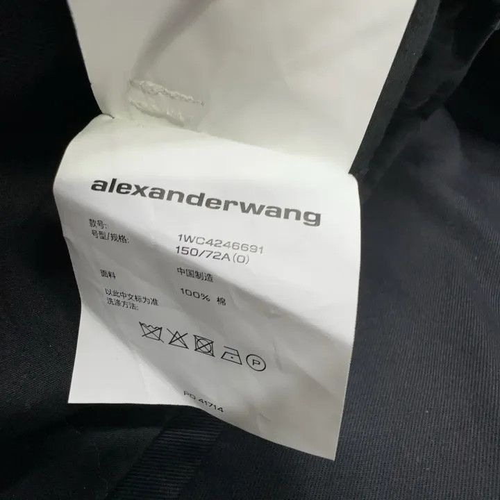 Alexander Wang Alexander Wang Black Button-Up Long Sleeve Dress - Size XS / US 0-2 / IT 36-38 - 4 Thumbnail