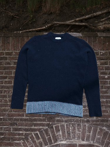 Oliver Spencer Vintage OLIVER SPENCER 90s Streetwear Faded Knit Sweater Size US M / EU 48-50 / 2 - 1 Thumbnail