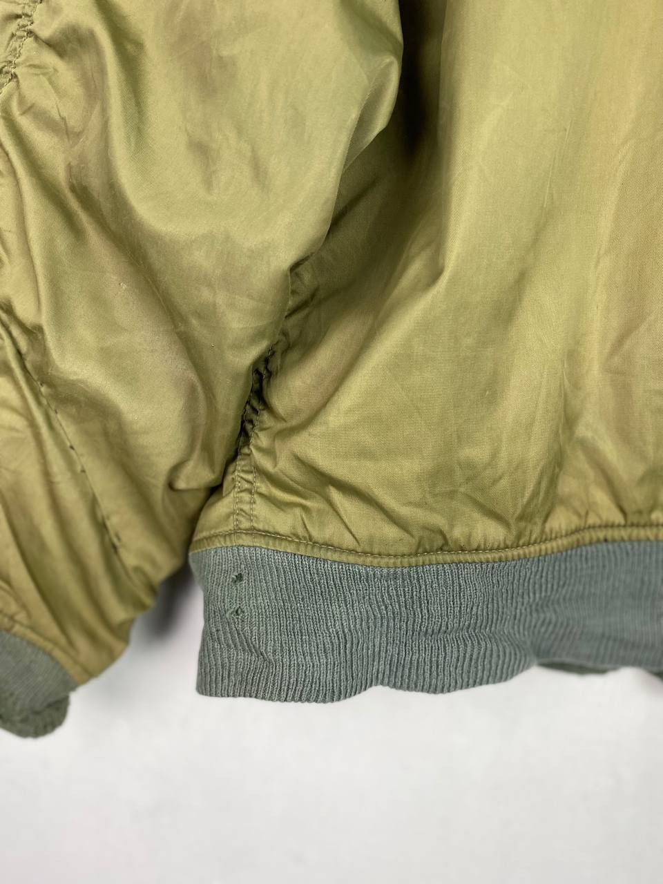 Japanese Brand vintage japanese brand thrashed bomber jacket Size US XXL / EU 58 / 5 - 10 Thumbnail