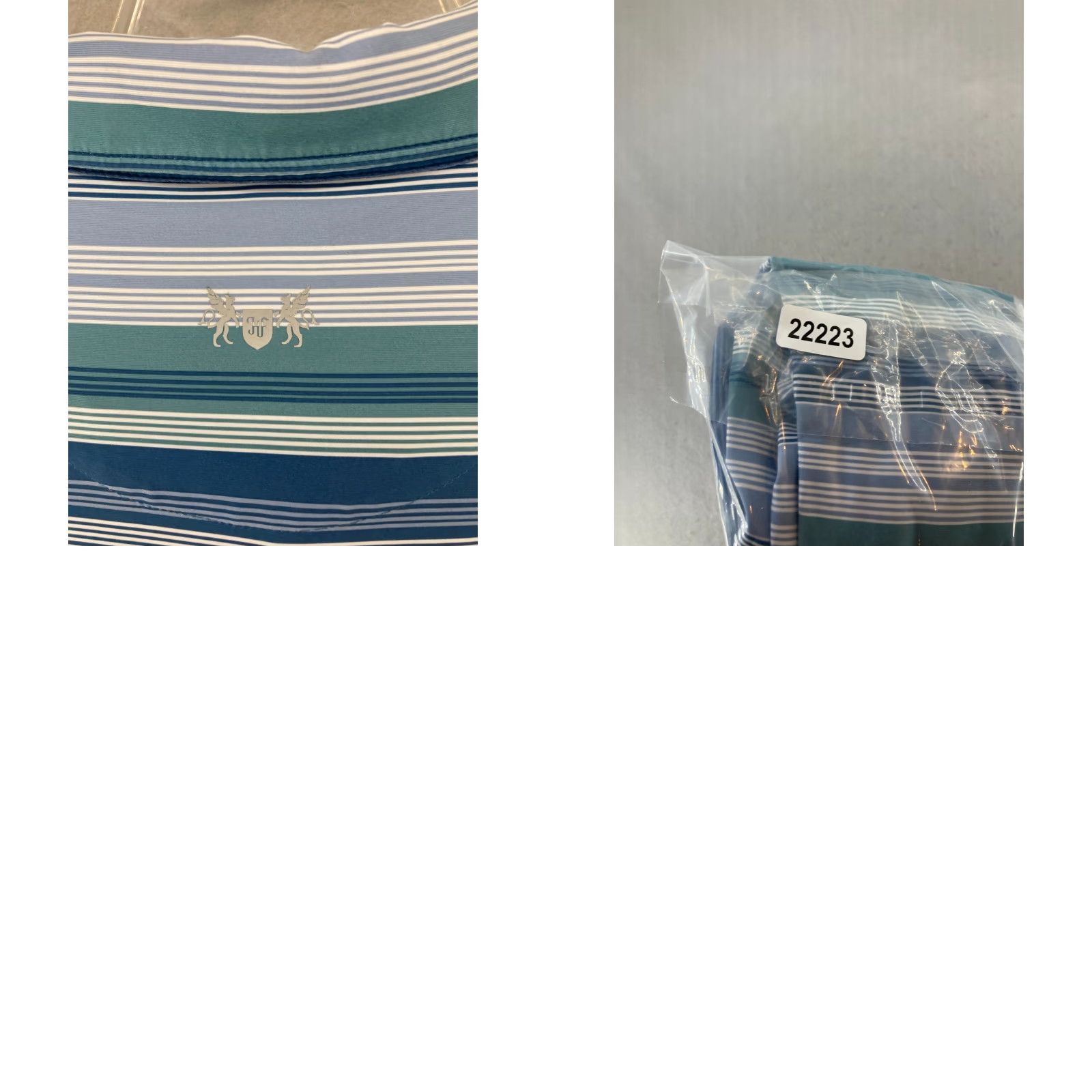 Vintage Hickey Freeman Golf Polo Mens XXL Blue Stripes Size US XXL / EU 58 / 5 - 8 Thumbnail