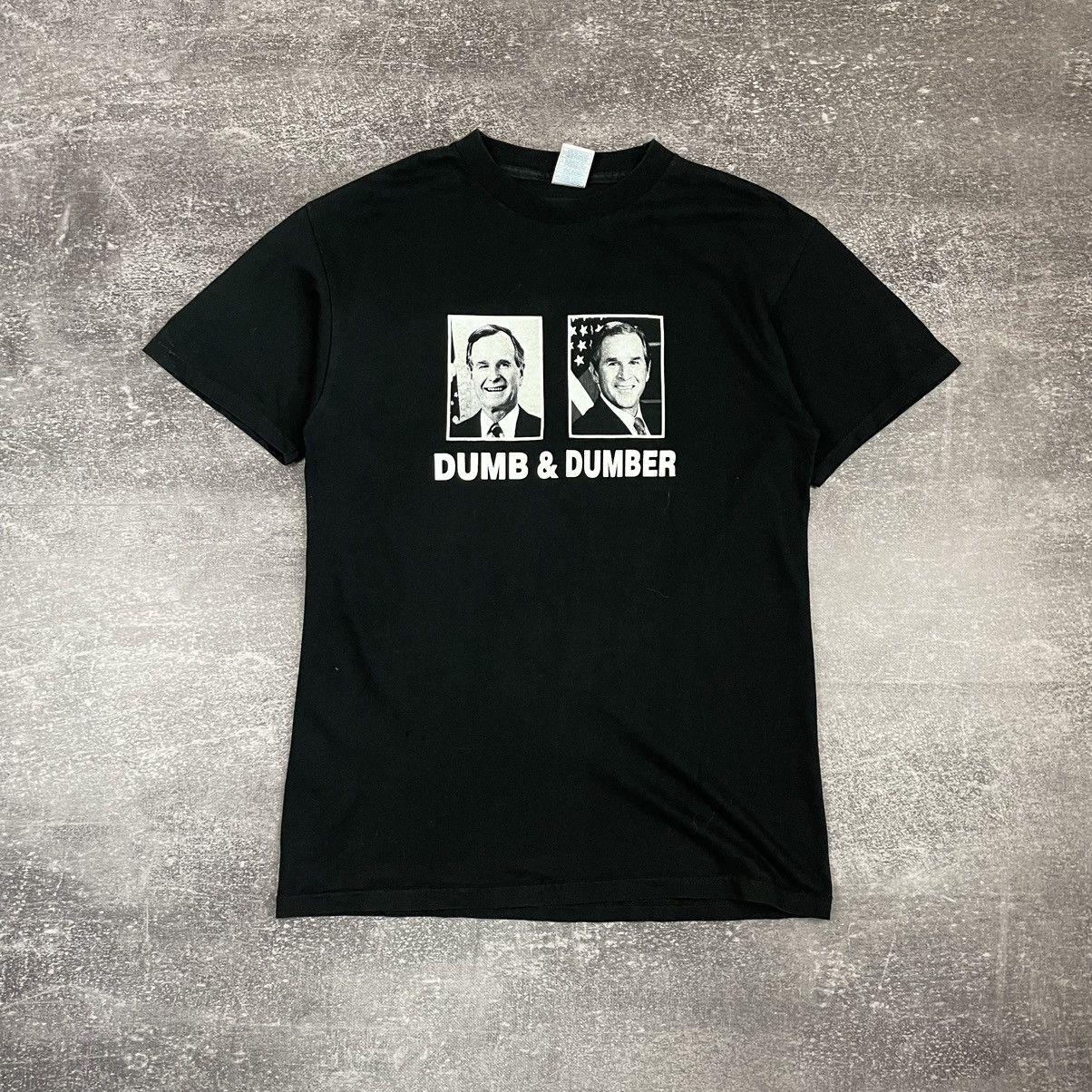 President's Vintage Humor Bush Dum & Dumber Tennessee River T Shirt Size US M / EU 48-50 / 2 - 1 Thumbnail