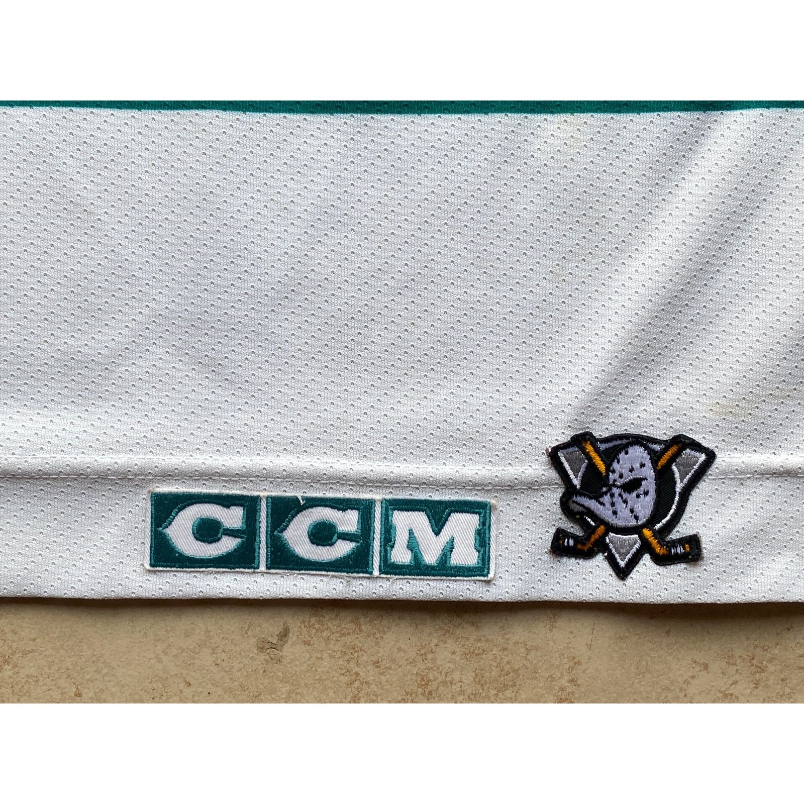Ccm × NHL Anaheim Mighty Ducks 90s CCM WILD WING jersey 2X NHL vintage Size US XXL / EU 58 / 5 - 7 Thumbnail