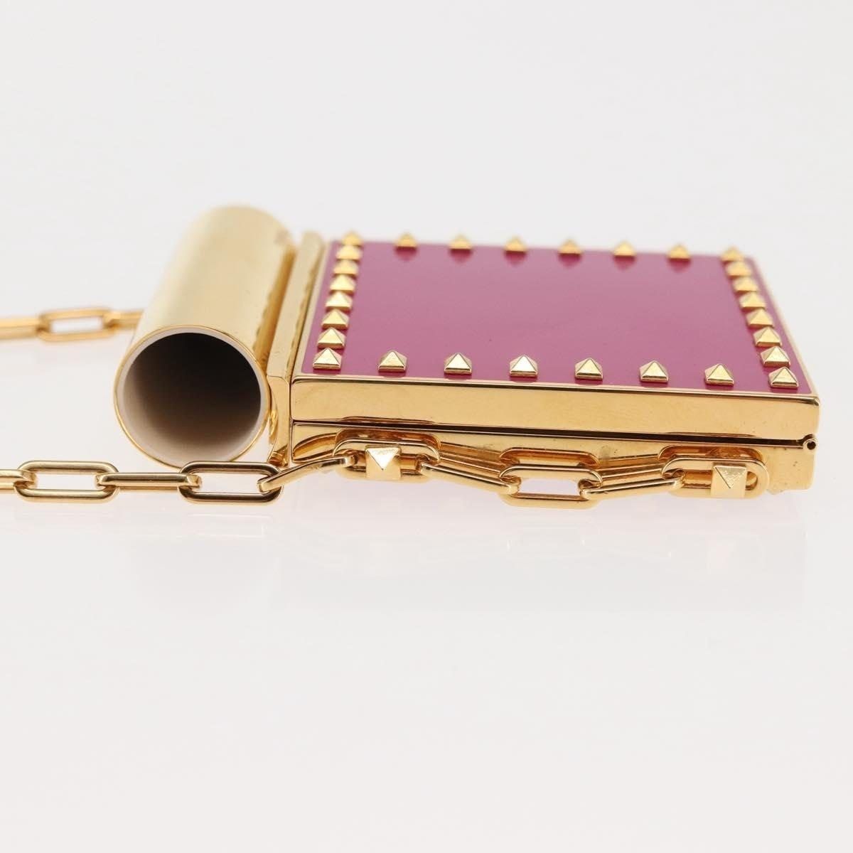 Valentino Valentino Metal Lipstick Holder Cosmetic Pouch Pink Size ONE SIZE - 3 Thumbnail