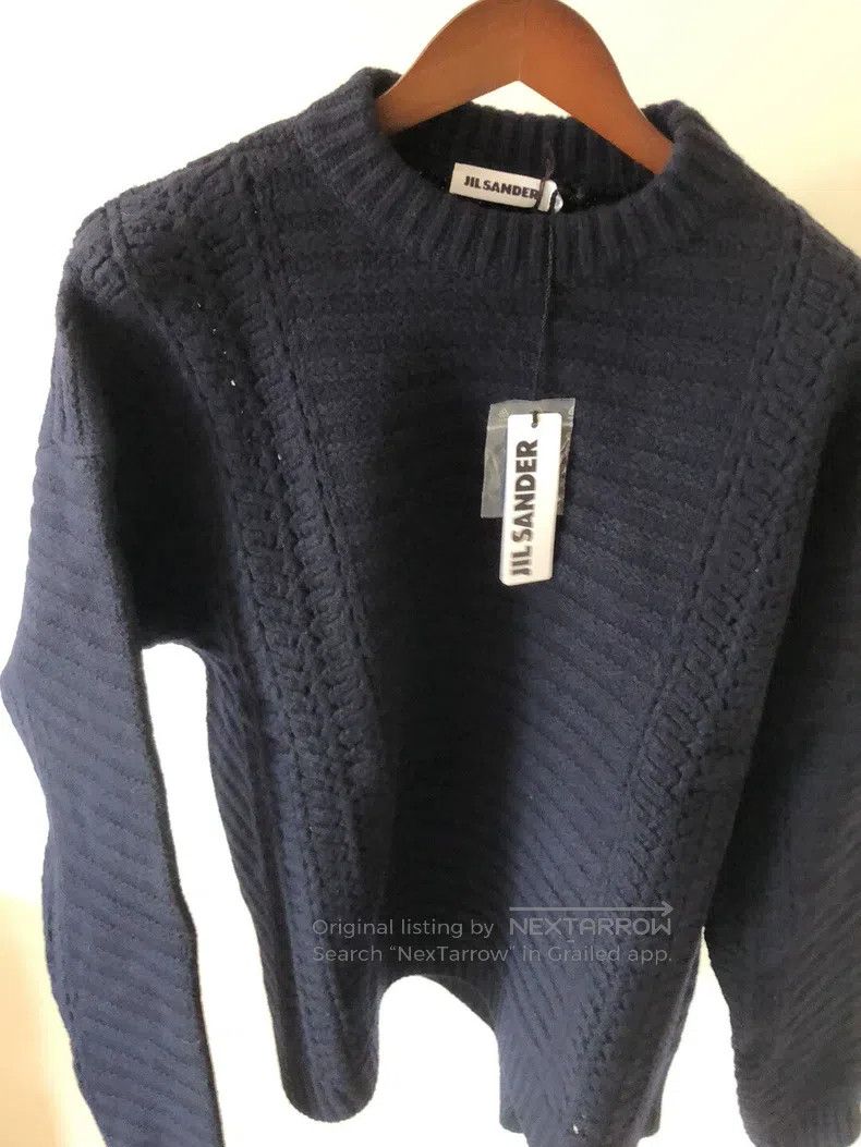 Jil Sander Jil Sander size 50 Dark knit sweater Size M / US 6-8 / IT 42-44 - 1 Thumbnail