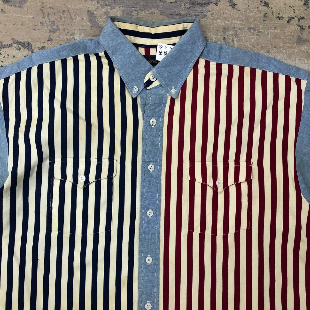 Panhandle Slim T438 VTG USA PANHANDLE SLIM DENIM SHIRTS Size US XL / EU 56 / 4 - 5 Thumbnail