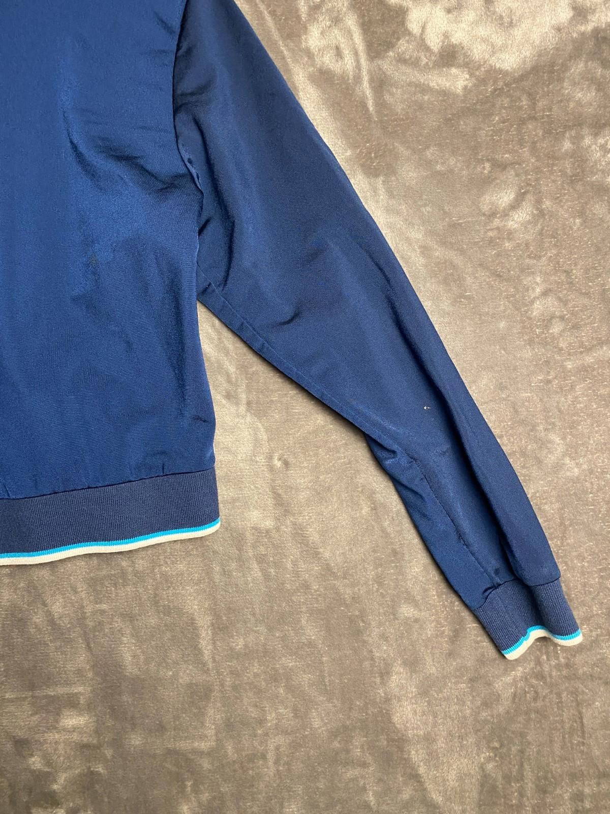 Designer Cheetah Track Suit Jacket Mens Sz. Med Navy Striped (B20) Size M / US 6-8 / IT 42-44 - 5 Thumbnail