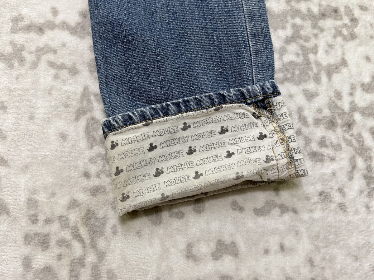 Disney Vintage Disney Mickey Patch Denim 90s Graphic Jeans Size US 30 / EU 46 - 10 Thumbnail