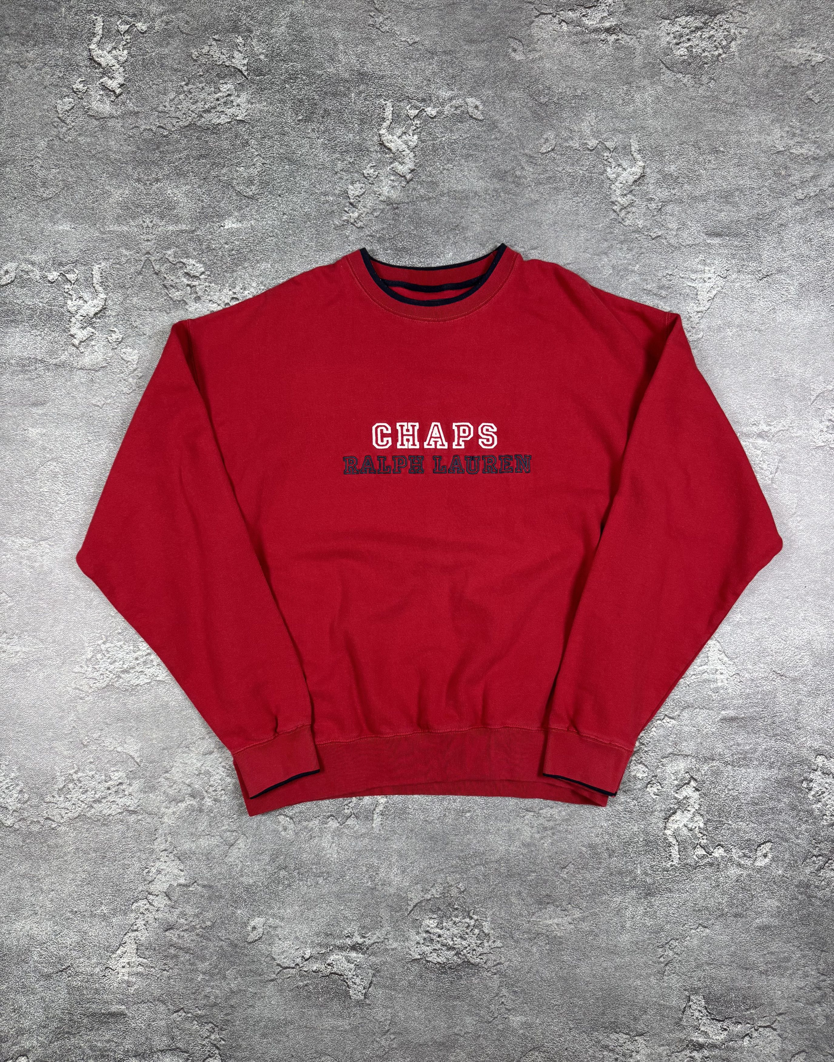 Chaps Ralph Lauren Chaps Polo Ralph Lauren Logo Sweatshirt Size XL Streetwear Size US XL / EU 56 / 4 - 1 Thumbnail
