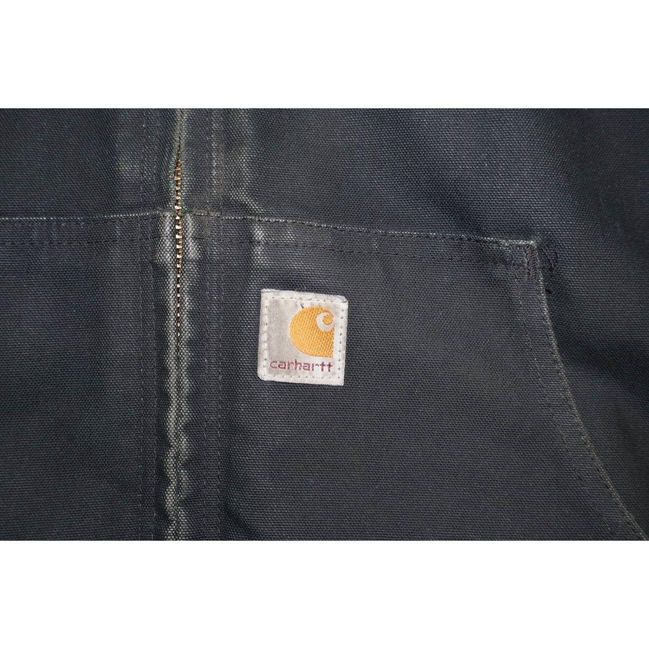 Carhartt Vintage Carhartt J130 Black Duck Quilted Flannel Lined Size US XXL / EU 58 / 5 - 5 Thumbnail
