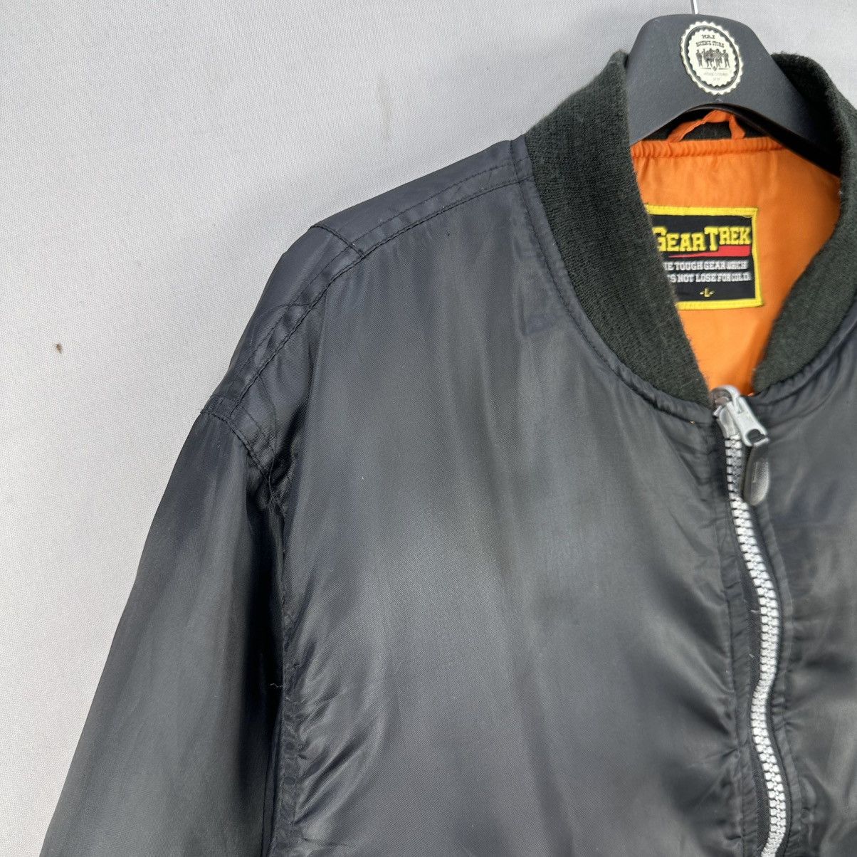 Japanese Brand Vintage Bomber Jacket Reversible Outdoor Gear by Gear Trek Size US L / EU 52-54 / 3 - 2 Thumbnail