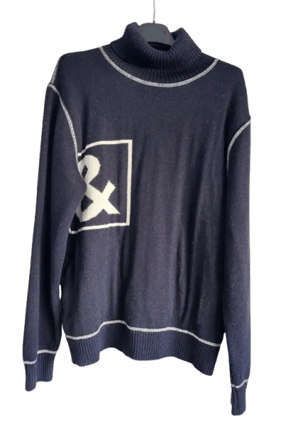 Dolce & Gabbana Dolce & Gabbana Turtleneck Knit Sweater Jumper Top EX0233 Size US L / EU 52-54 / 3 - 1 Thumbnail