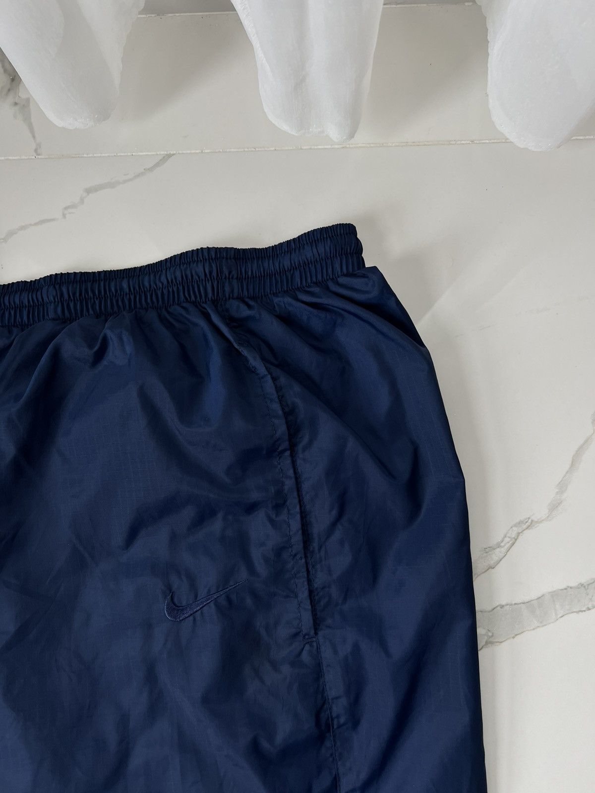 Nike × Vintage 90’s NIKE BAGGY PARACHUTE TRACK PANTS GORPCORE SWOOSH Size US 33 - 4 Thumbnail