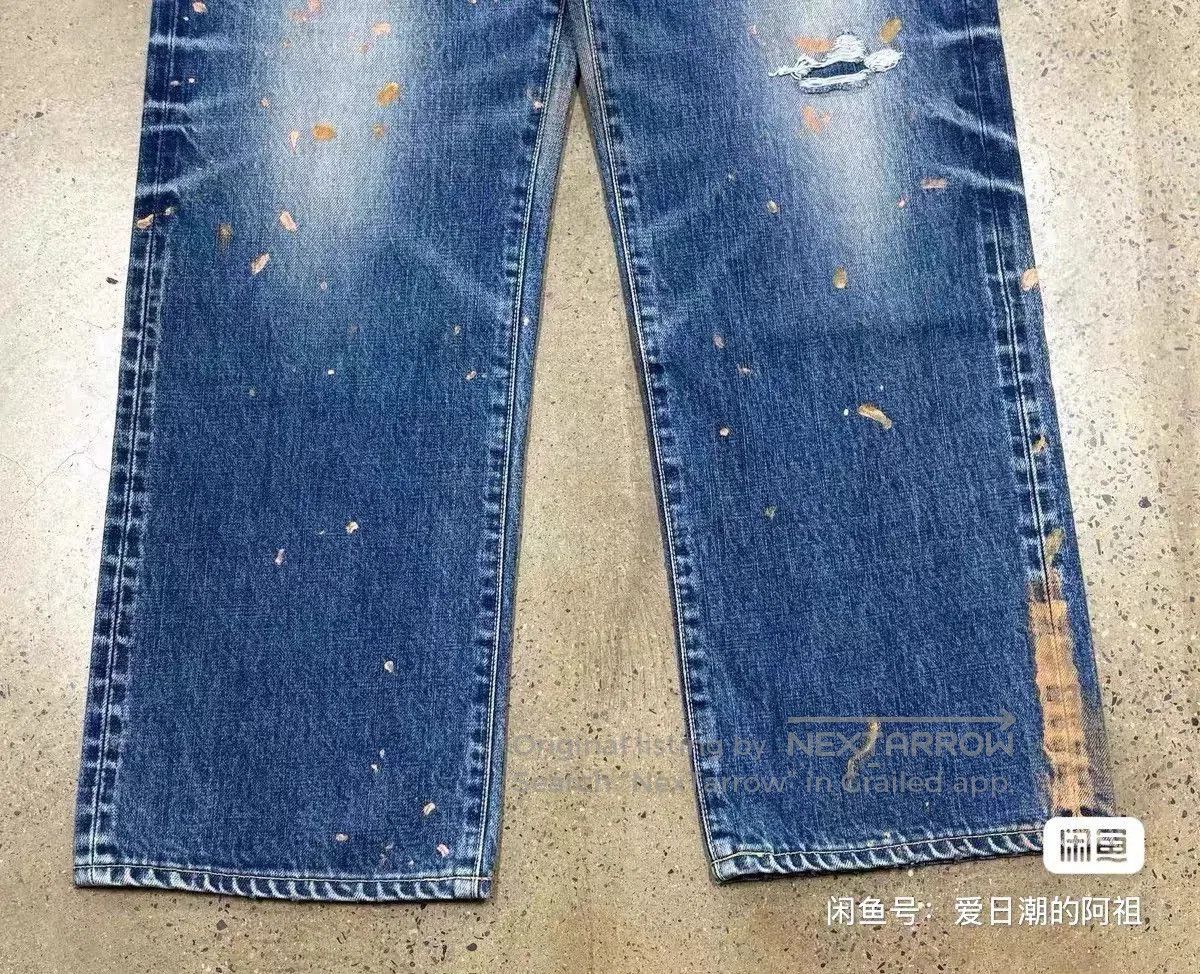 Visvim Visvim Social Sculpture Wide Damaged Jeans. Size US 32 / EU 48 - 6 Thumbnail