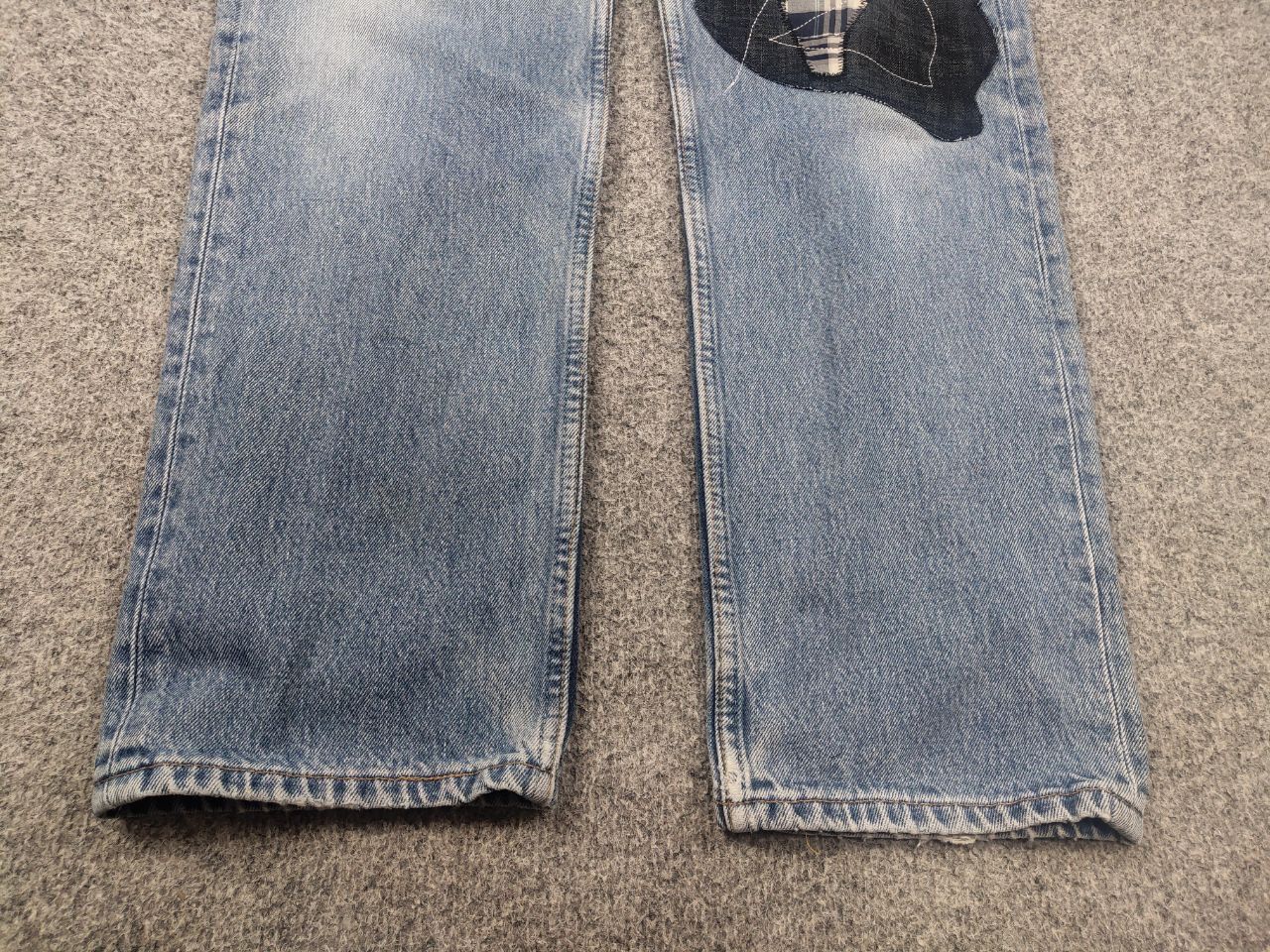 Levi's Vintage 90's Levi’s 501 Sashiko Logo Jeans Japan watanabe Size US 33 - 6 Thumbnail