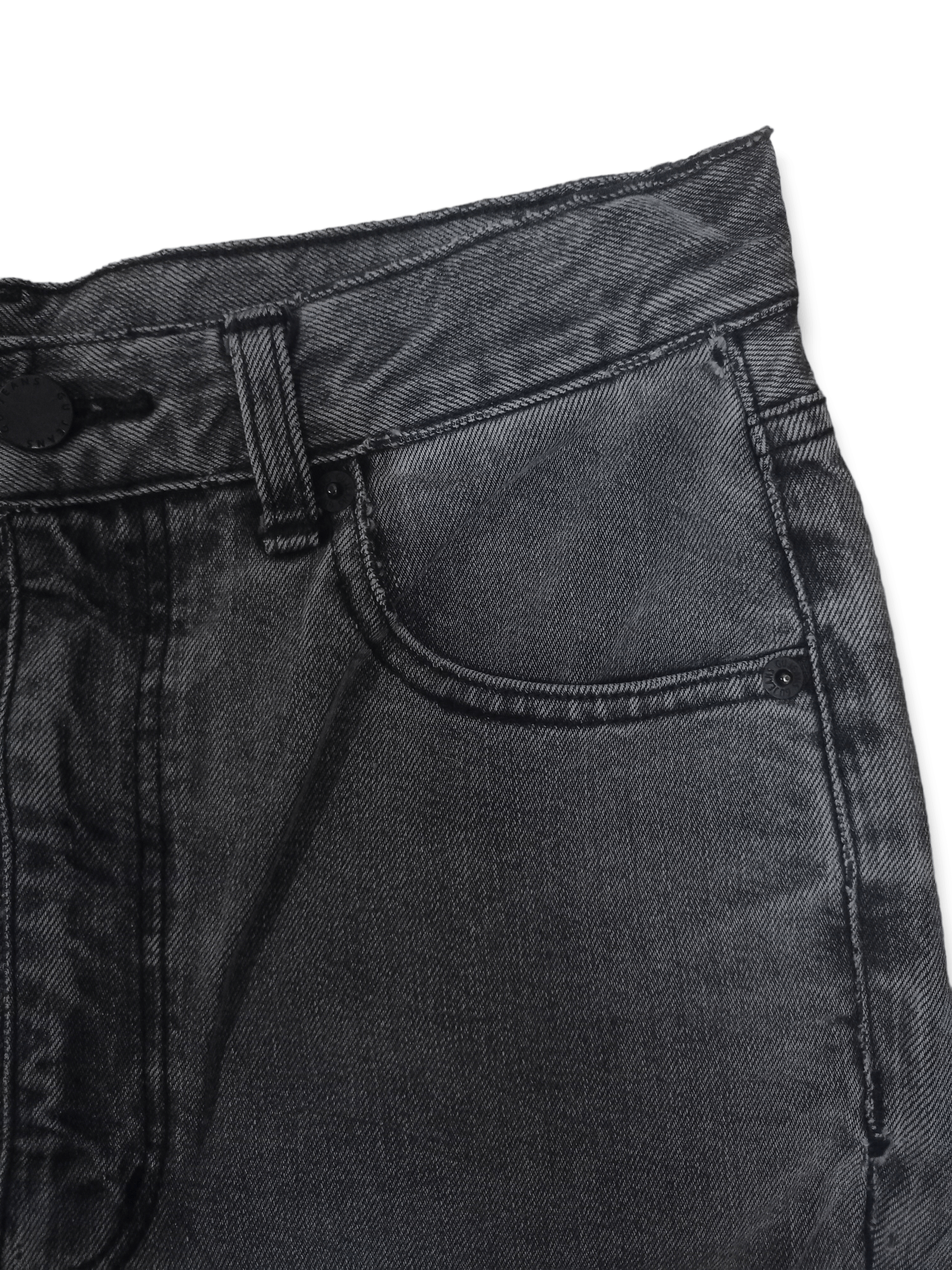GU × Japanese Brand SALES 🔥 Vintage Gu Grey Tone Distressed Jeans Size US 28 / EU 44 - 5 Thumbnail