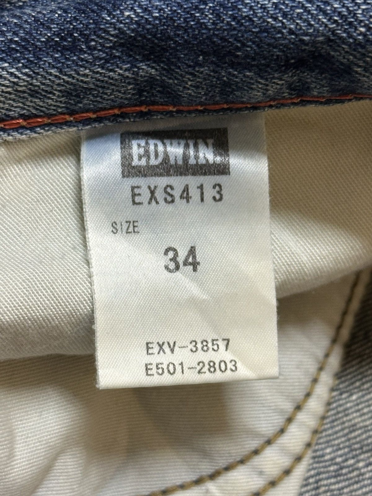 Edwin Edwin XV Exclusive Vintage Blue Thunder Wash Loose Jeans Size US 36 / EU 52 - 10 Thumbnail