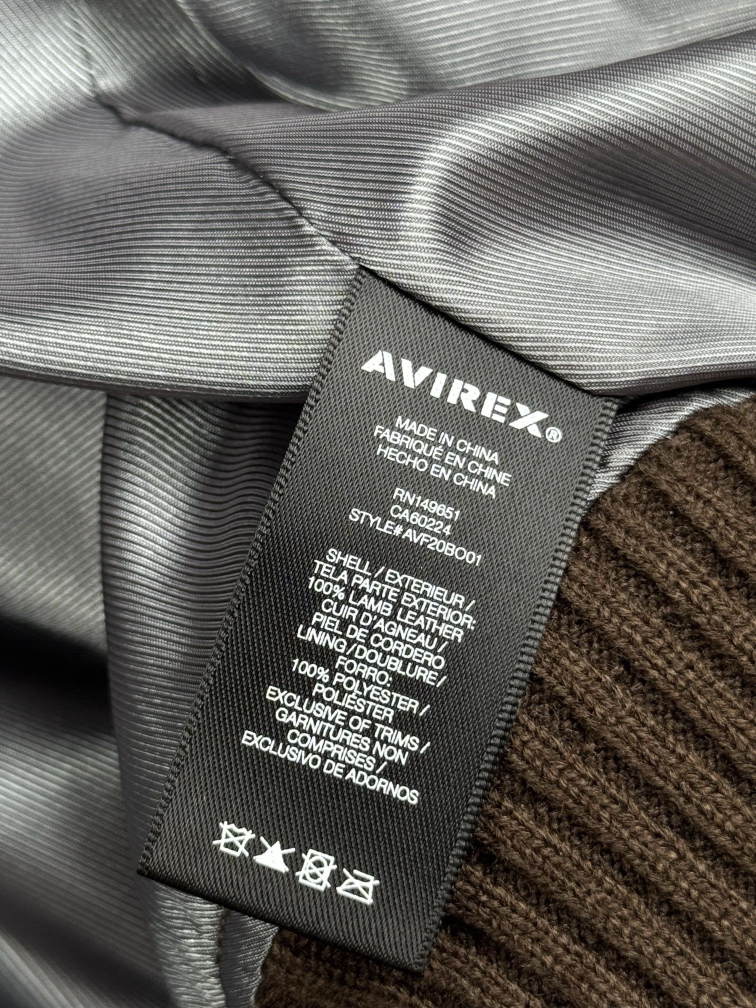 Avirex camo leather jacket Size US L / EU 52-54 / 3 - 2 Thumbnail