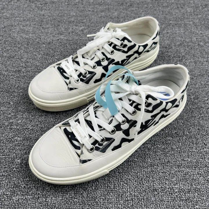 Louis Vuitton Louis Vuitton Stellar Logo Floral Low-top Sneakers 0079 Size US 6 / IT 36 - 1 Thumbnail
