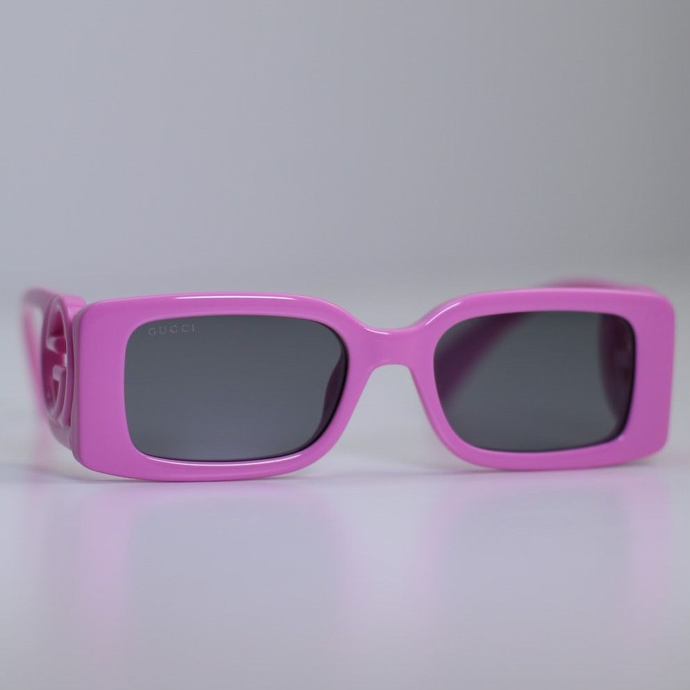 Gucci NEW Gucci Sunglasses GG1325S 006 Pink Grey Unisex Authentic Size ONE SIZE - 2 Thumbnail