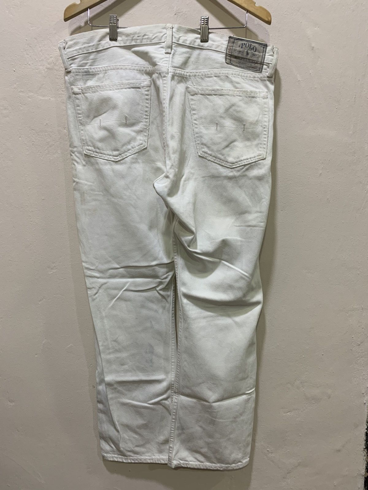 Polo Ralph Lauren Vintage Polo Ralph Lauren White Denim Size US 36 / EU 52 - 7 Thumbnail