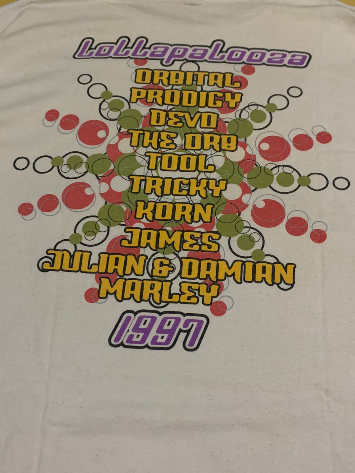 Band Tees × Vintage Vintage 90s Lollapalooza Festival band t-shirt Size US XL / EU 56 / 4 - 4 Thumbnail