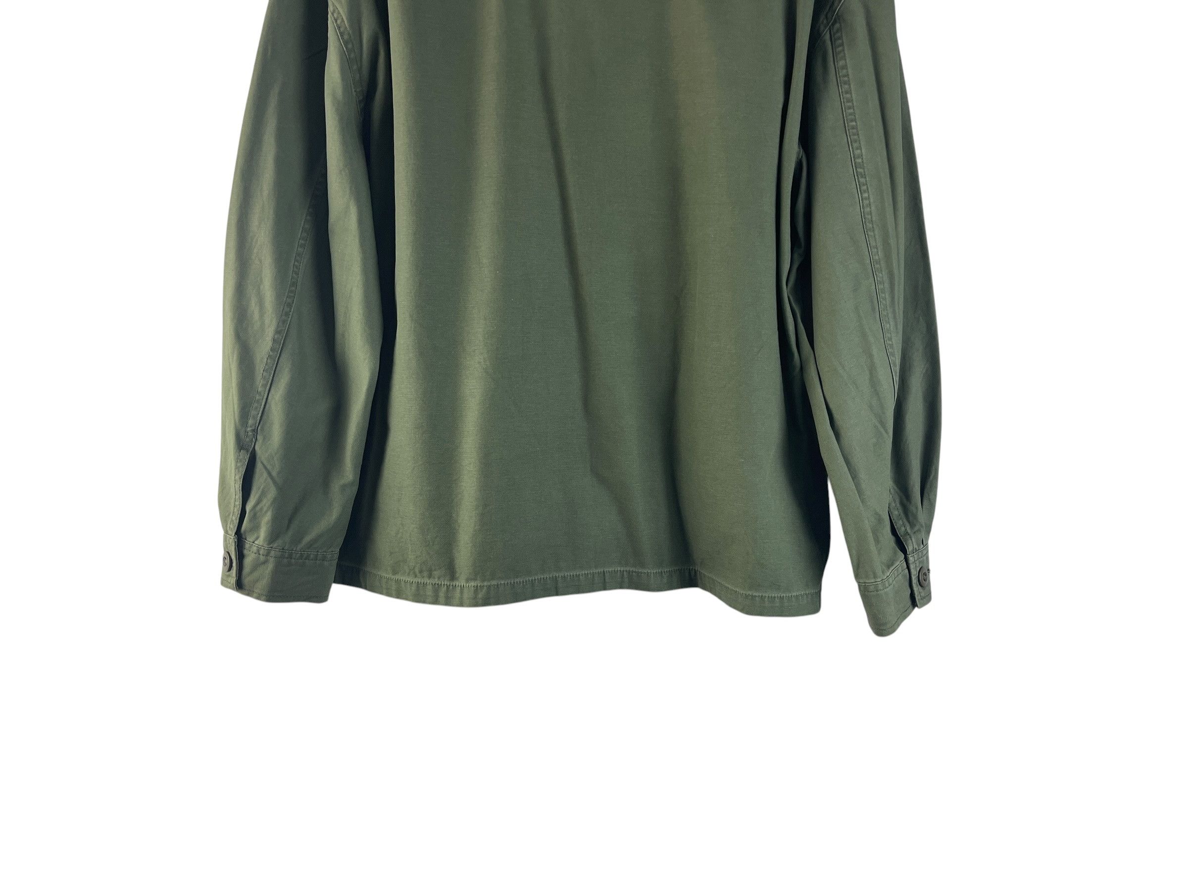 Japanese Brand BAYFLOW Military Utility Shirt Jacket Olive Green Soak In Size US L / EU 52-54 / 3 - 12 Thumbnail