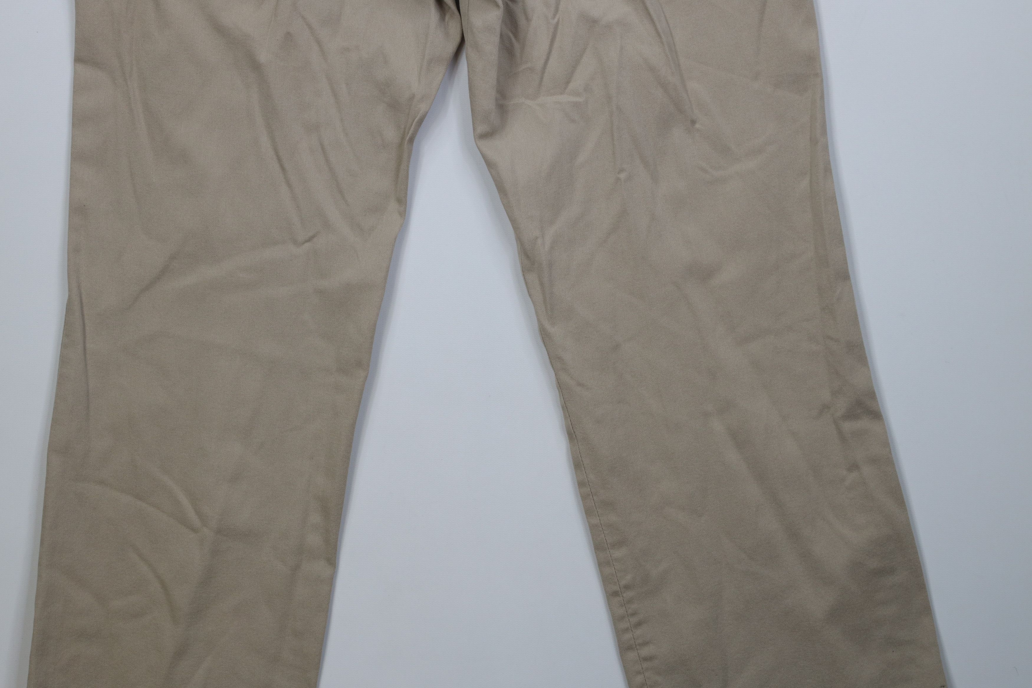 Vintage Vintage 70s Streetwear Wide Leg Chino Pants Beige Cotton USA Size US 34 / EU 50 - 14 Thumbnail