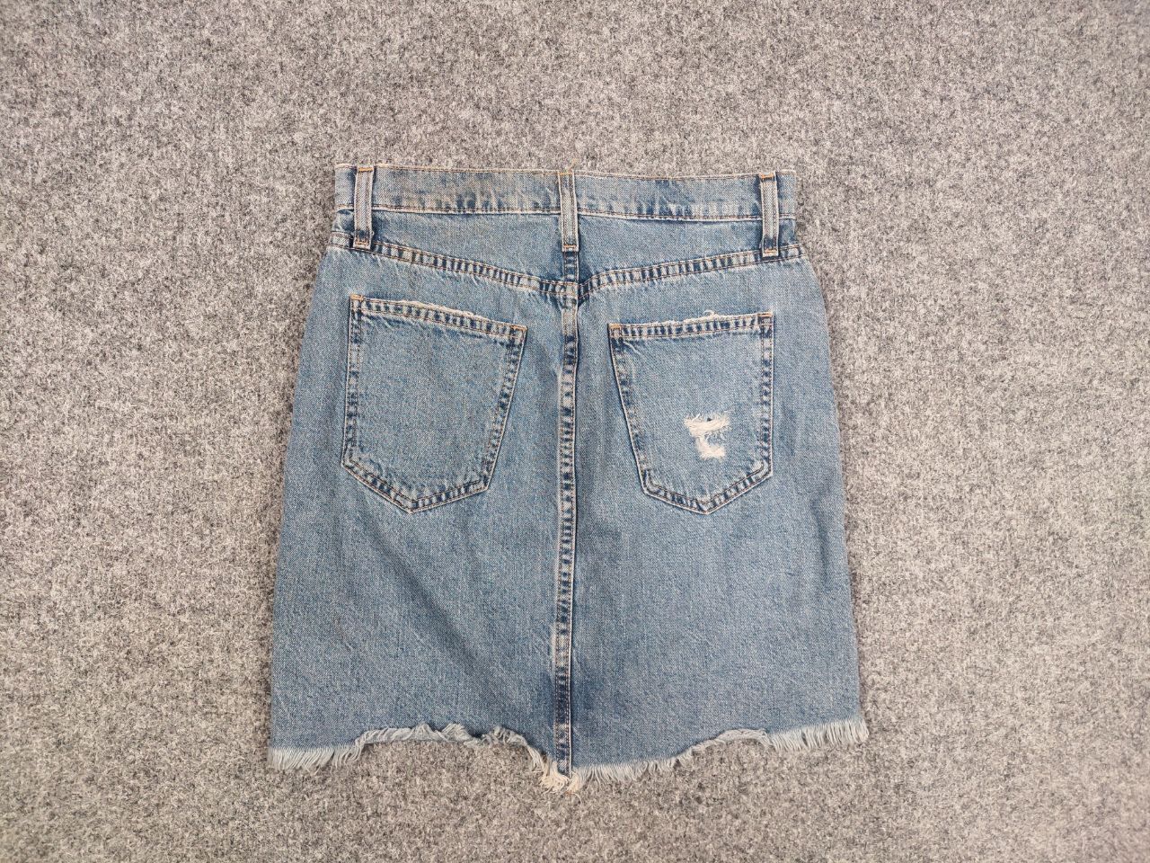 Current/Elliot Current Elliott Design mini Distressed denim Blue Skirt Size 25" / US 0 / IT 36 - 8 Thumbnail