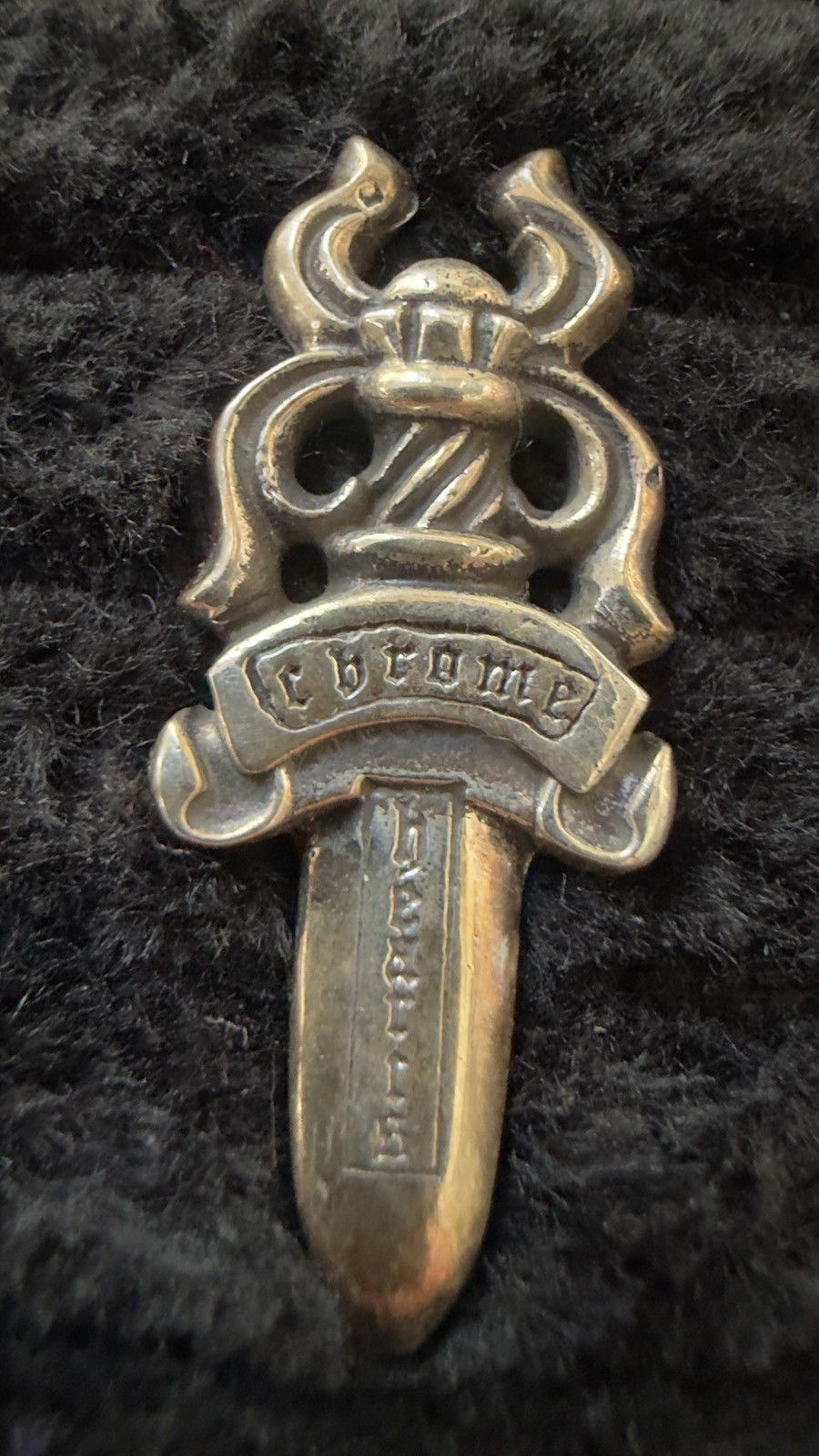 Chrome Hearts Chrome Hearts Black Corduroy Dagger Slippers Size US 9 / EU 42 - 3 Thumbnail
