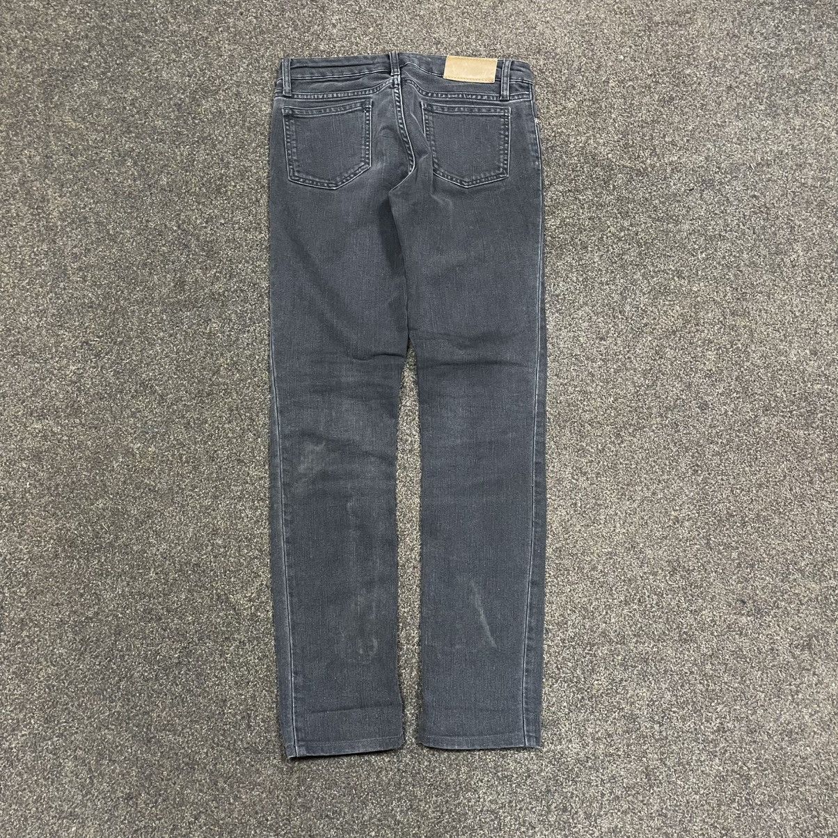 Vintage Vintage Y2K Faded Black Straight Leg Jeans Skater Baggy 29 Size 29" - 2 Thumbnail