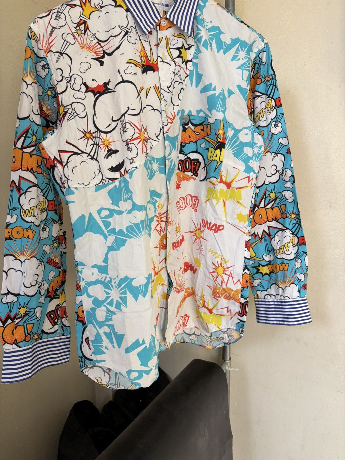 CDG by Comme des Garcons CDG Shirt Shirt - AW18 Comic Book Print Shirt Multi Size US S / EU 44-46 / 1 - 4 Thumbnail