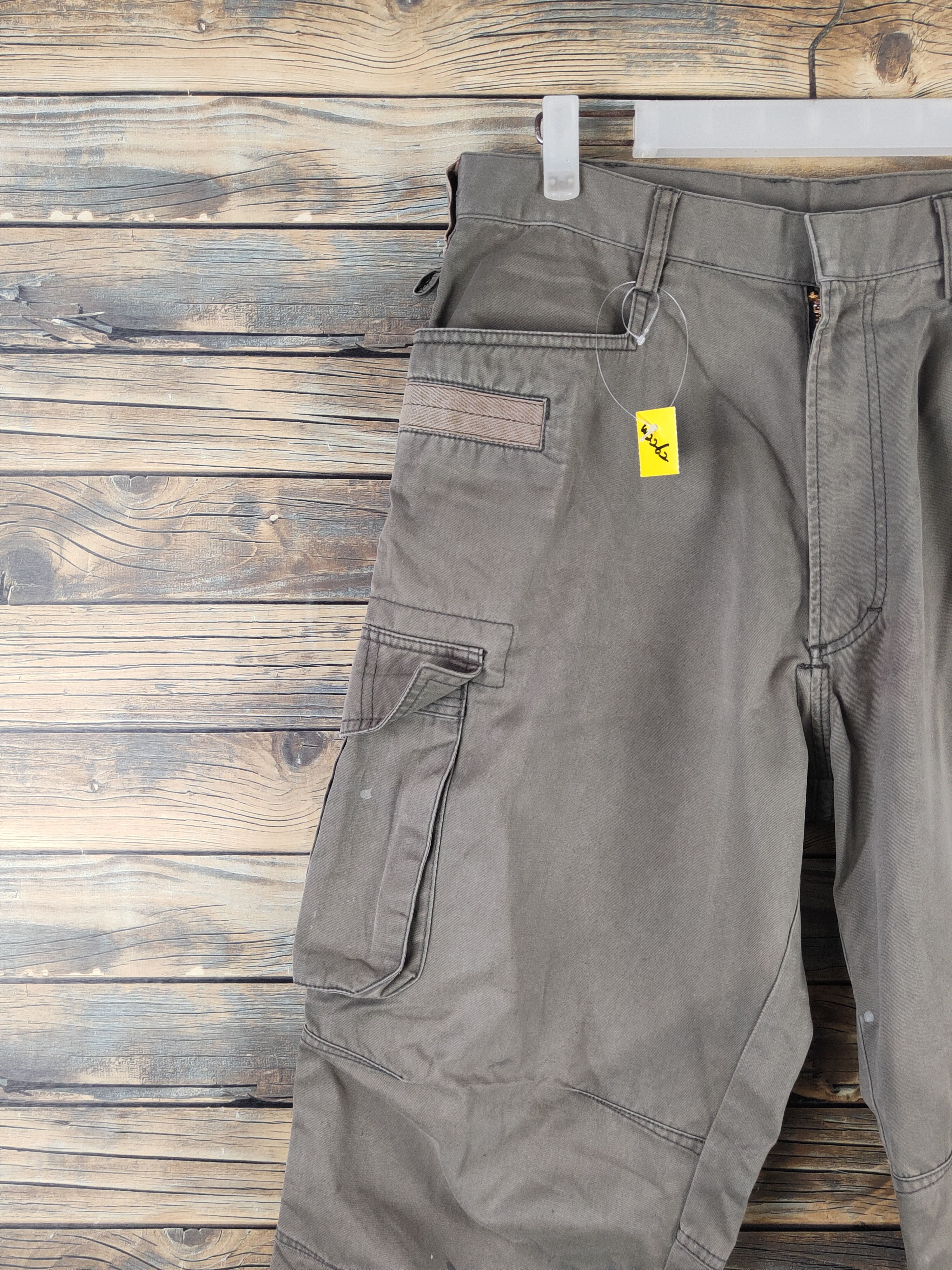 Japanese Brand Absolute Gear Olive Multipocket Tactical Cargo Pants #W2262 Size US 32 / EU 48 - 3 Thumbnail