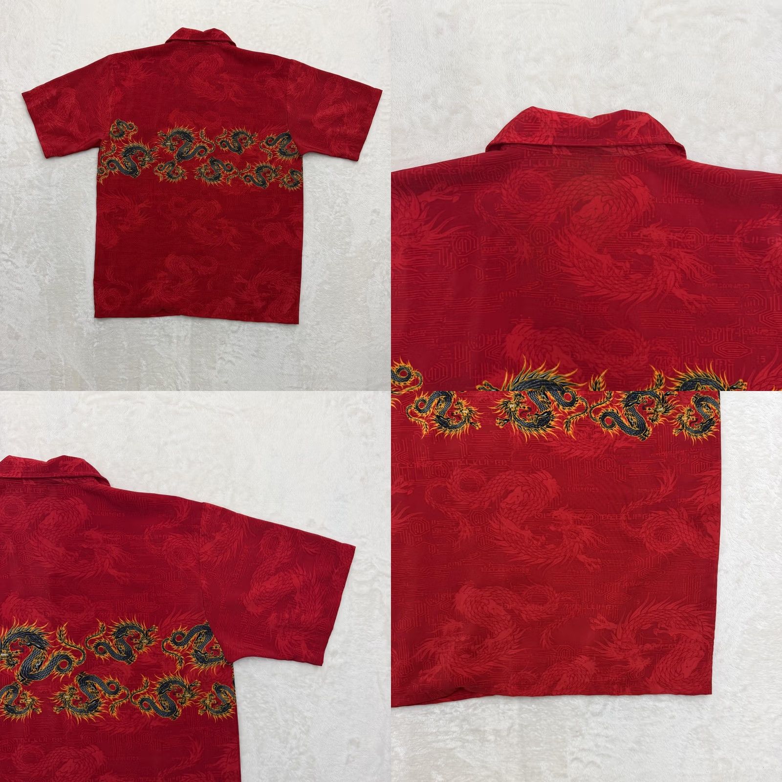 Vintage VINTAGE G-TWO Shirt Mens Large Red Dragon Flame Button Up Korea AOP Surf Size US L / EU 52-54 / 3 - 8 Thumbnail