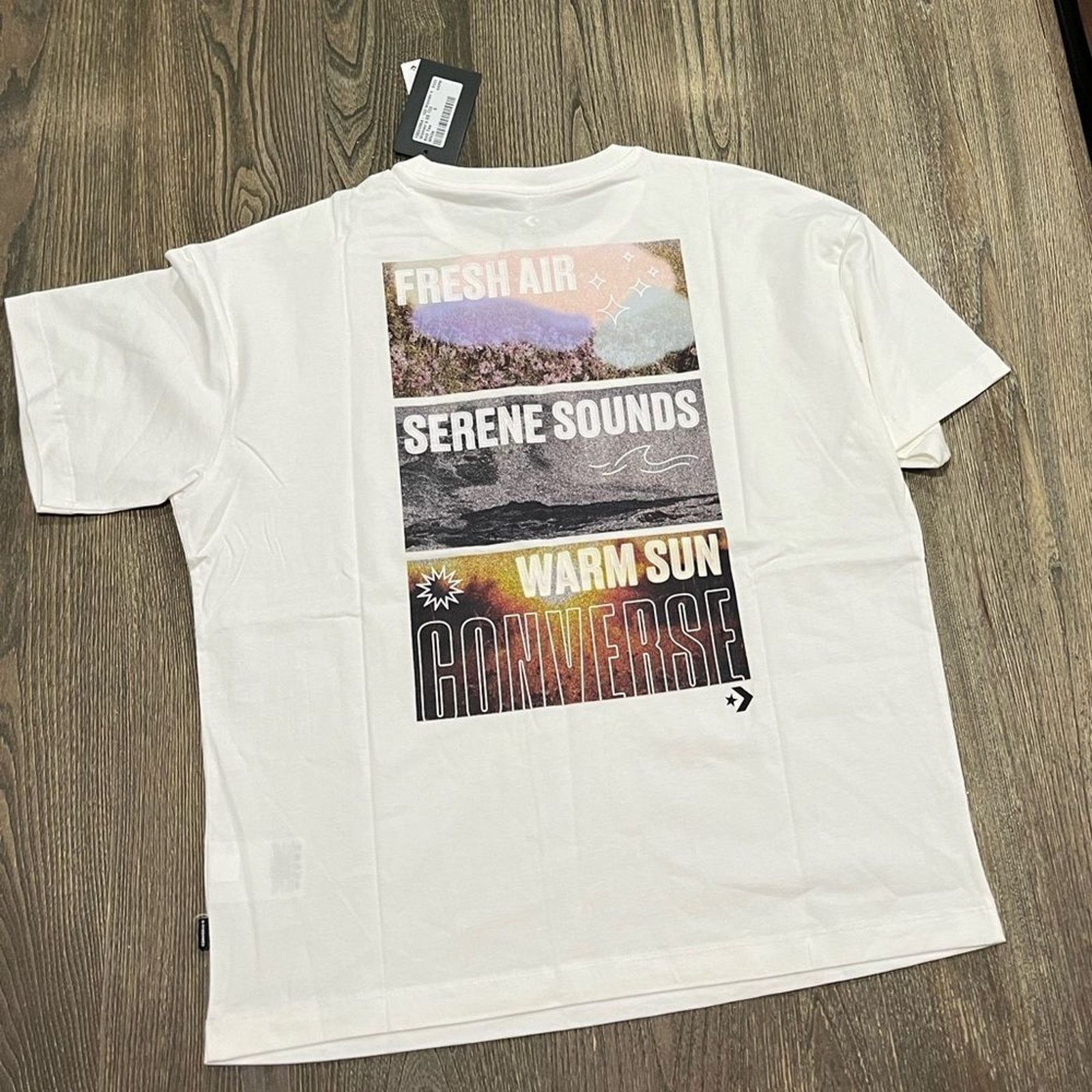 Converse NWT Converse Coastal Vibes Knit Tee Crewneck White Small Size S / US 4 / IT 40 - 7 Thumbnail