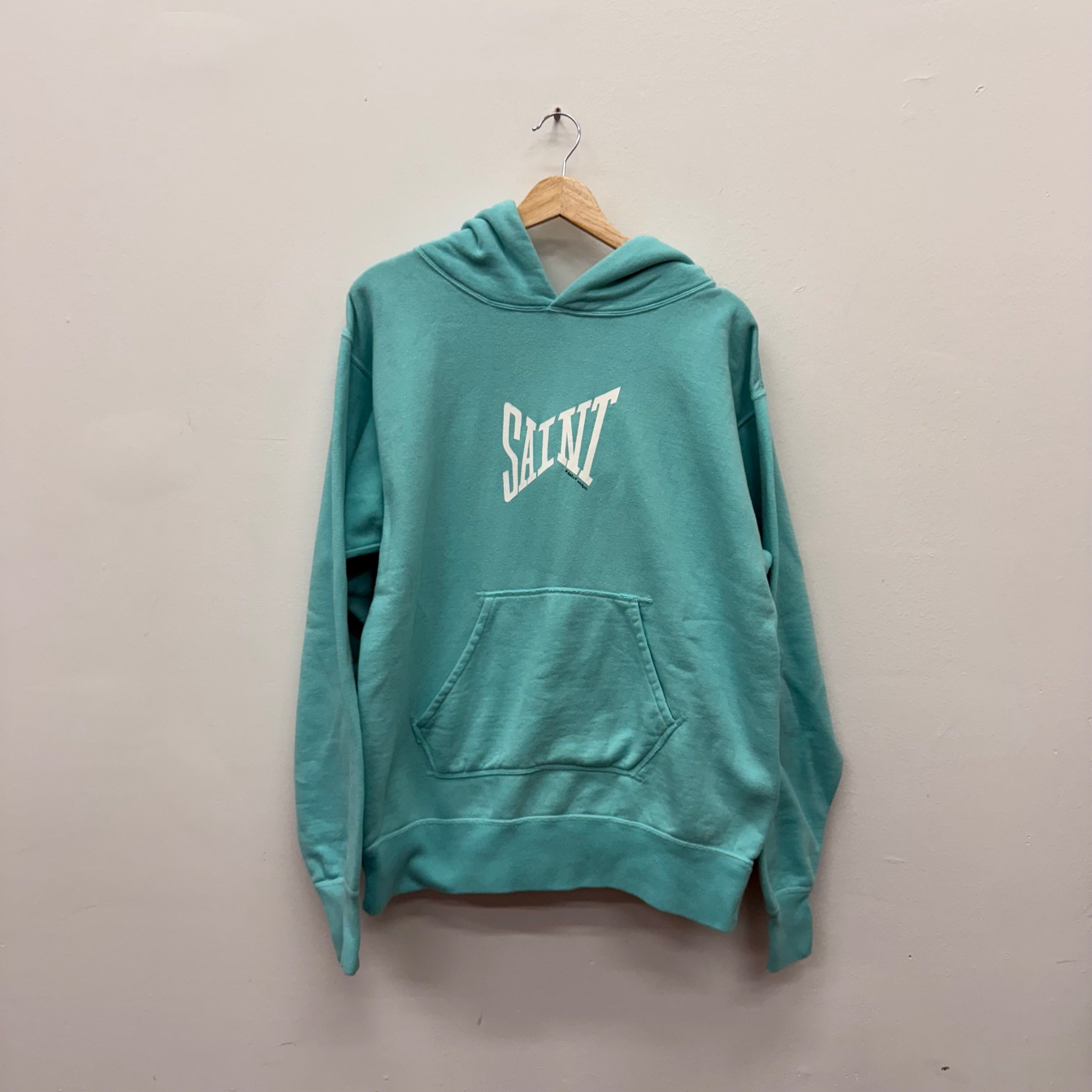 Saint Michael Saint Michael Ribon Blue Hoodie - Size M Size US M / EU 48-50 / 2 - 1 Thumbnail