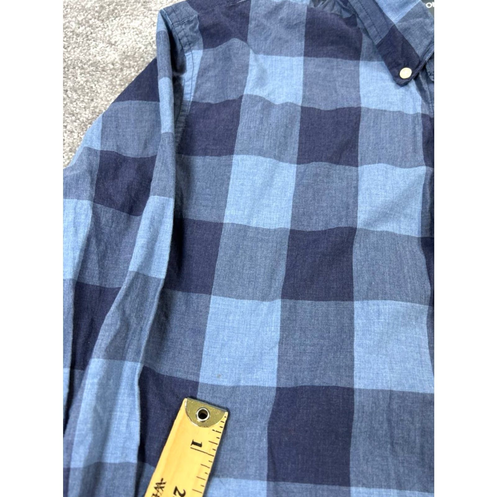 Bonobos Bonobos Shirt Mens XL Blue Cotton Button-Up Plaid Casual Slim Button-Down Collared Regular Size US XL / EU 56 / 4 - 7 Thumbnail