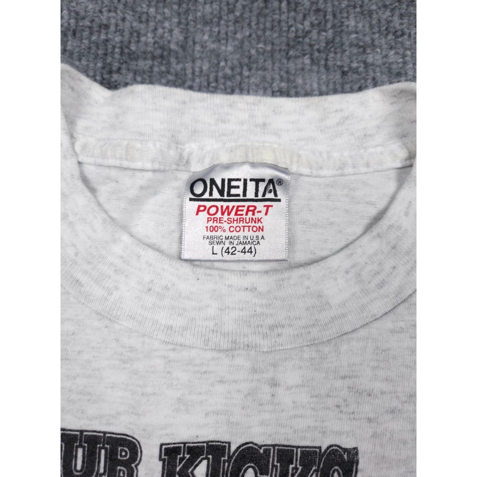 Vintage VINTAGE Route 66 T Shirt Mens Large Gray Graphic Western Cowboy Single Stitch Size US L / EU 52-54 / 3 - 5 Thumbnail