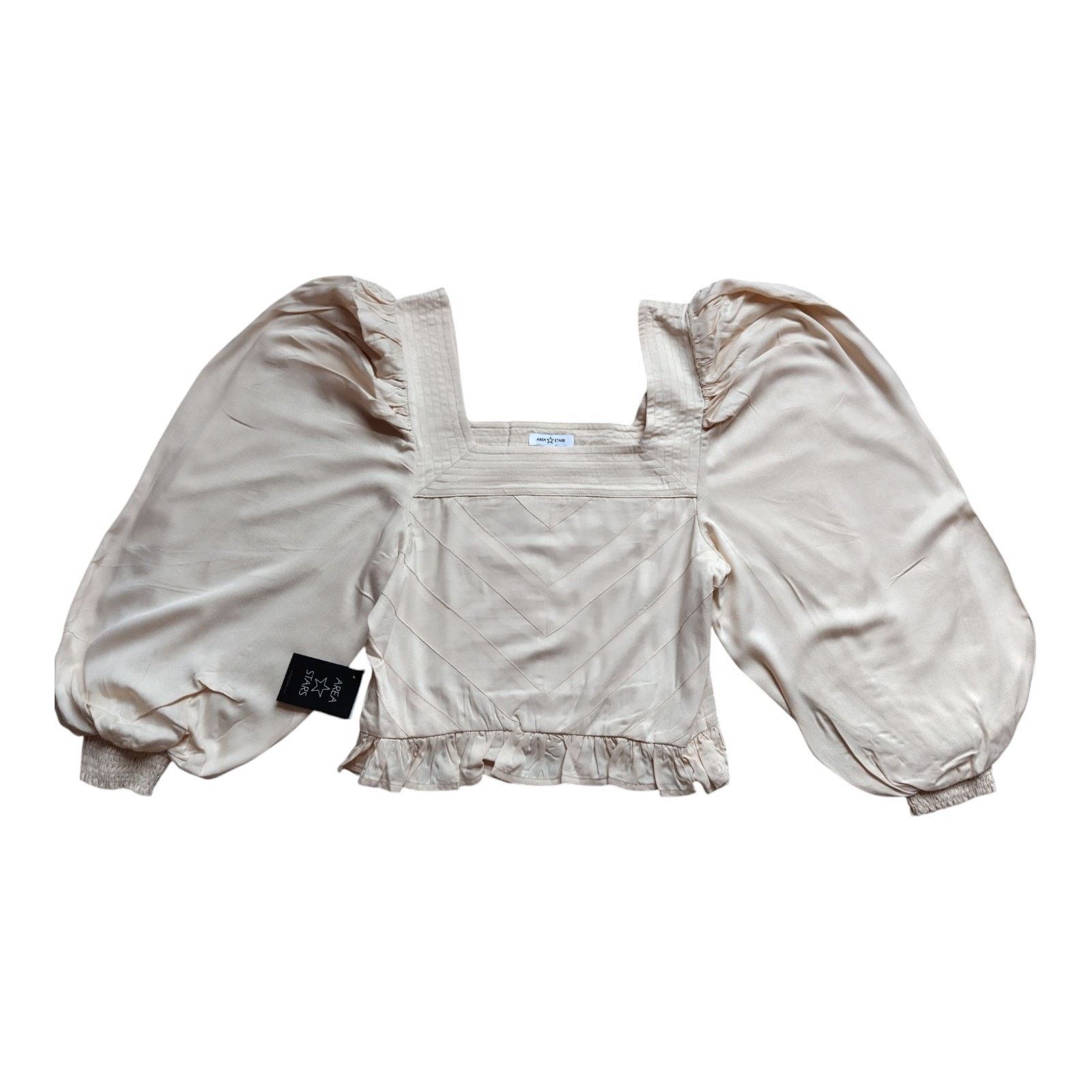 Other Women's Area Stars Dara LS Top, Ivory, Medium, NWT Size M / US 6-8 / IT 42-44 - 1 Thumbnail