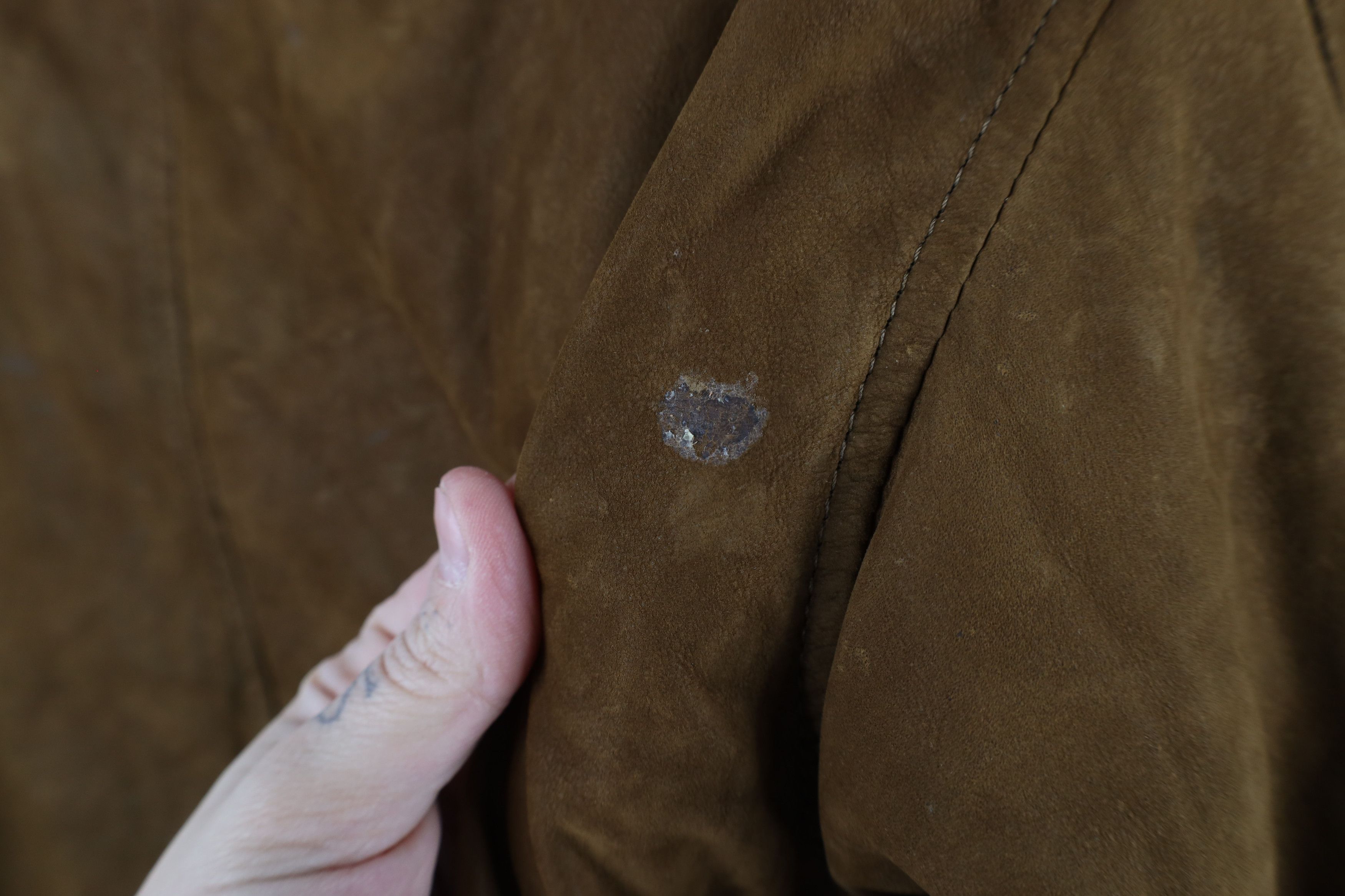 Vintage Vintage 90s Streetwear Suede Leather Flight Bomber Jacket Size US S / EU 44-46 / 1 - 15 Thumbnail
