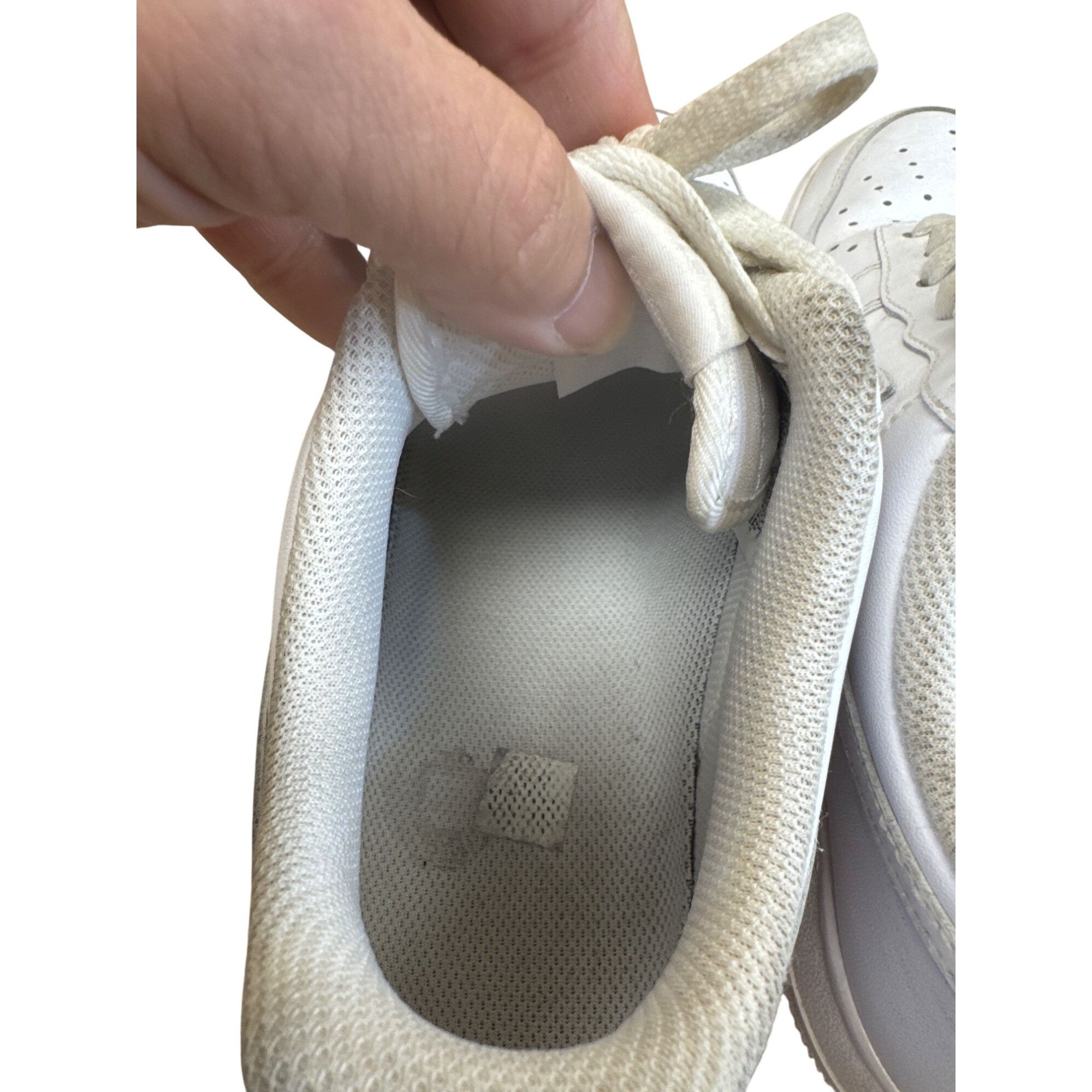 Nike Nike Air Force 1 Mens white leather Low-Top Sneakers shoes S Size US 9 / EU 42 - 13 Thumbnail