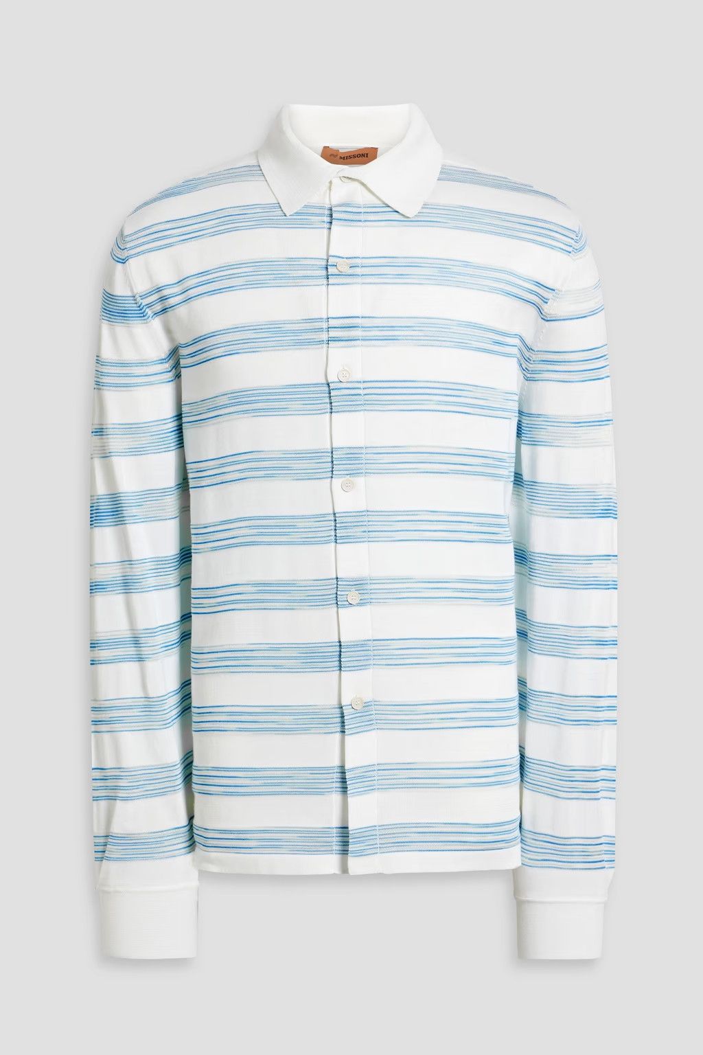 Missoni o1y0225 Cardigan in White/Blue Size US S / EU 44-46 / 1 - 1 Thumbnail