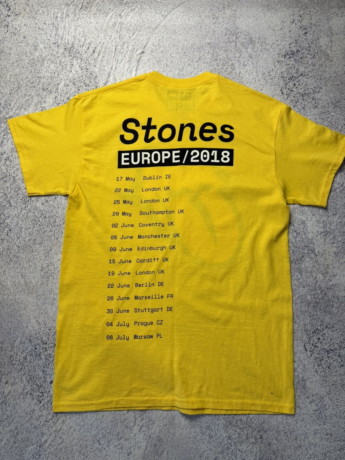 Band Tees Vintage The Rolling Stones Europe Tour 2018 Size US M / EU 48-50 / 2 - 16 Thumbnail