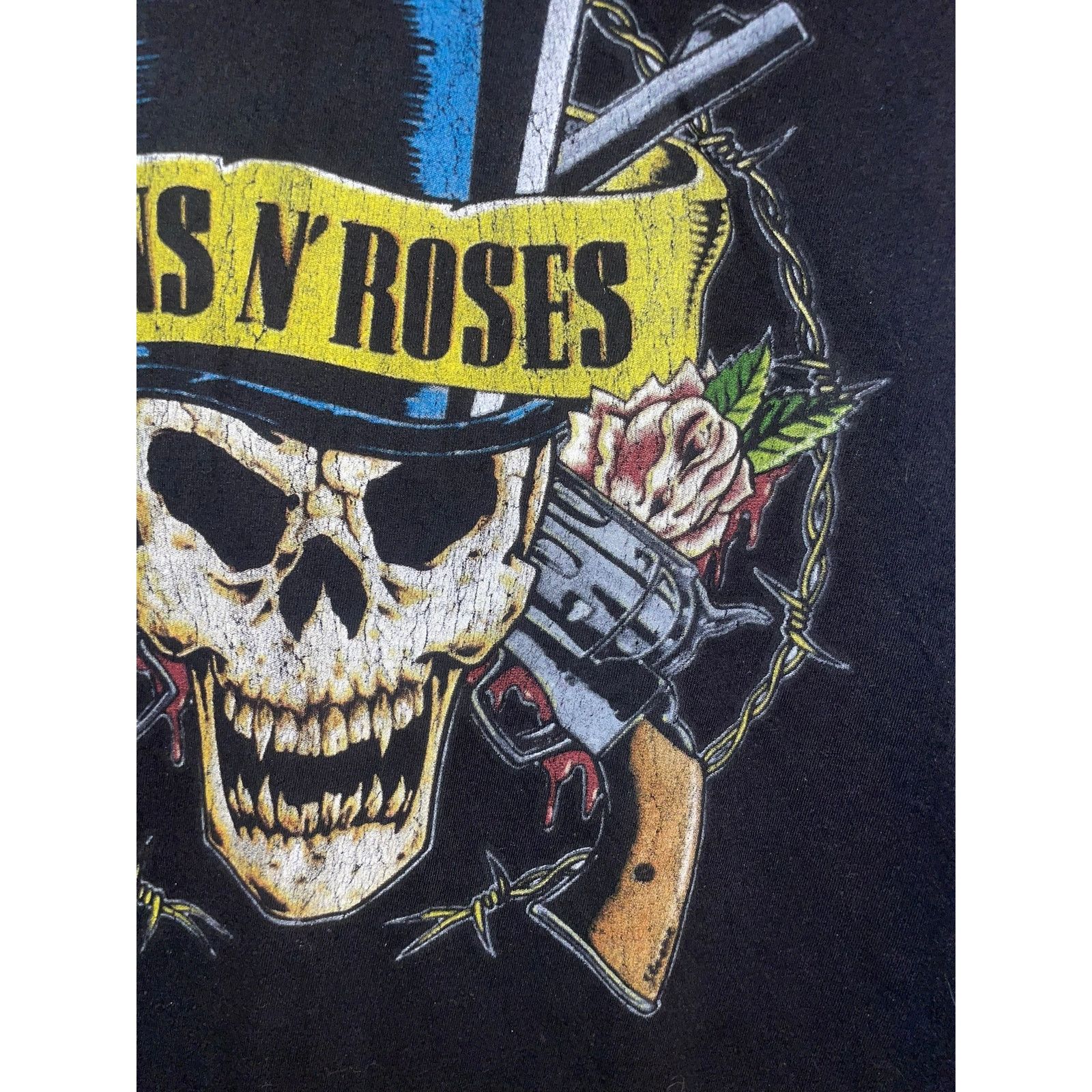 Bravado Guns N Roses Shirt GNR Skull Pistol Rock Band Music L Large Size US L / EU 52-54 / 3 - 4 Thumbnail