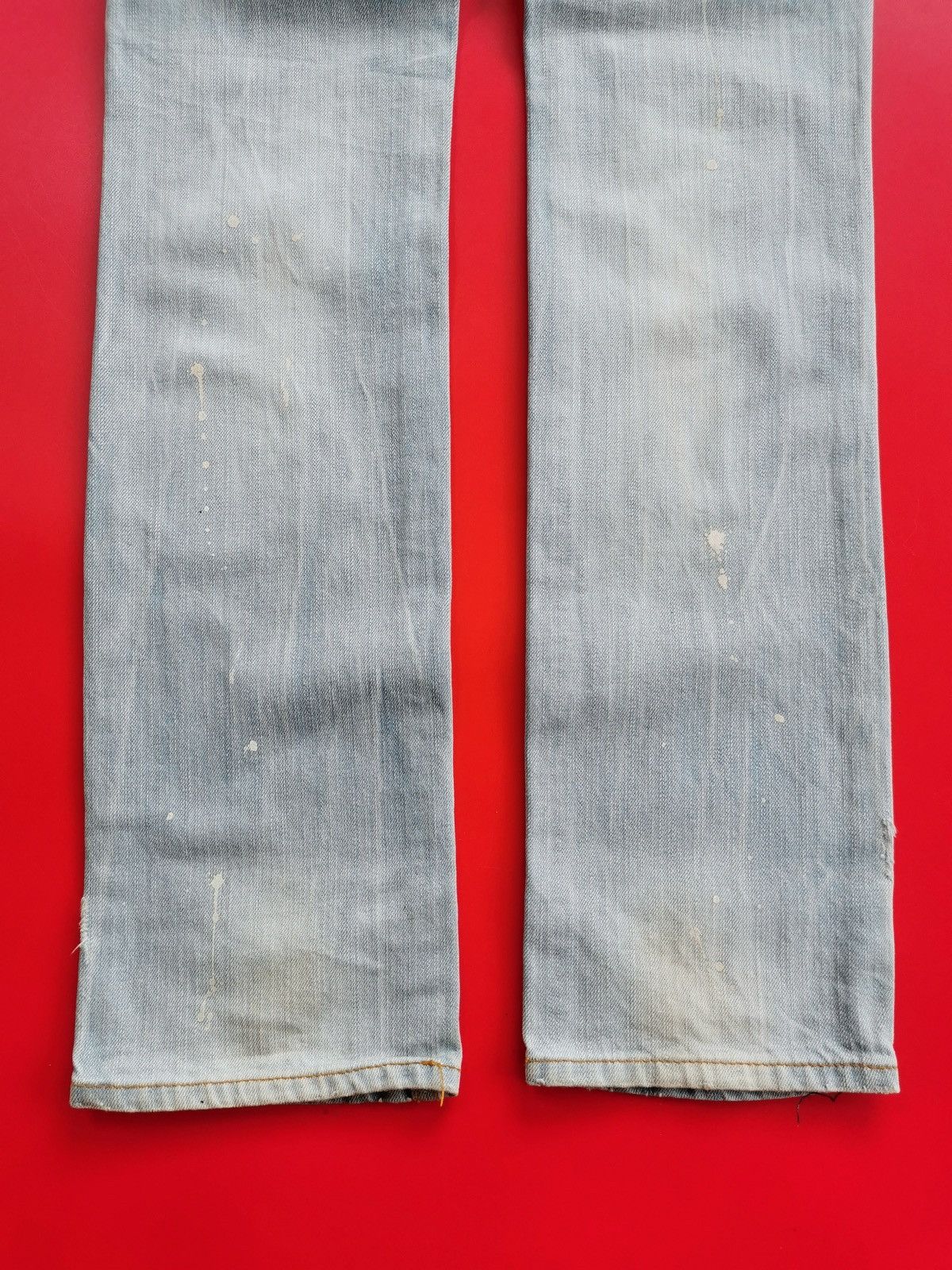 Japanese Brand Red Pepper Embroidery Patches Distressed Jeans Punk Size US 28 / EU 44 - 4 Thumbnail