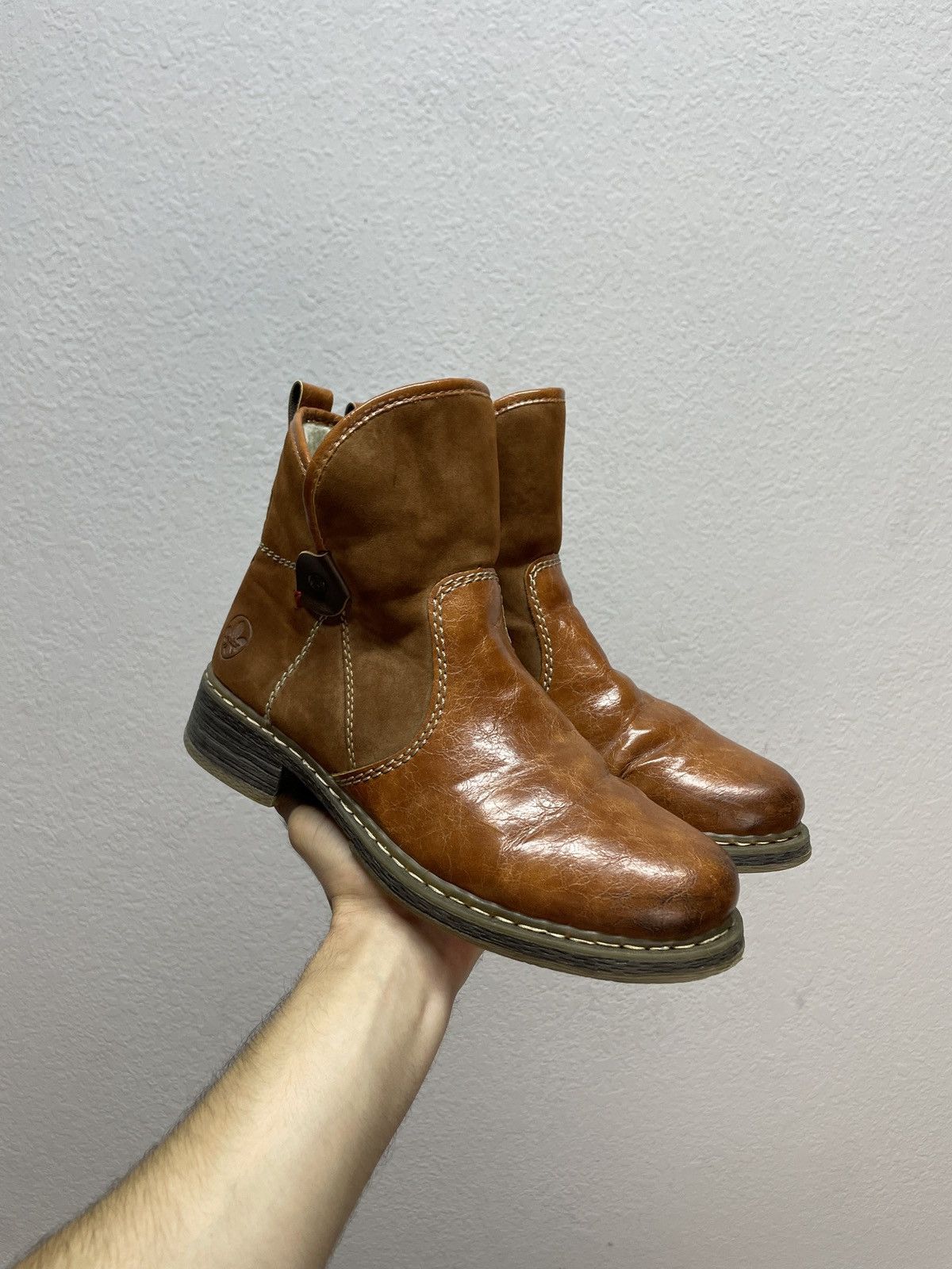 If Six Was Nine Vintage Italian AS 98 Vibe Guidi Style Leather Biker Boots Size US 8 / EU 41 - 1 Thumbnail