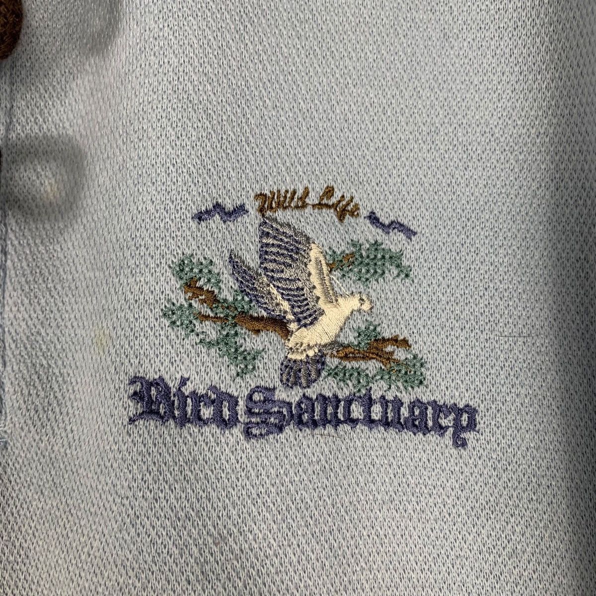 Vintage CATAMOUNT Bird Sanctuary Logo Polo Sweatshirt #1414-C64 Size US L / EU 52-54 / 3 - 12 Thumbnail