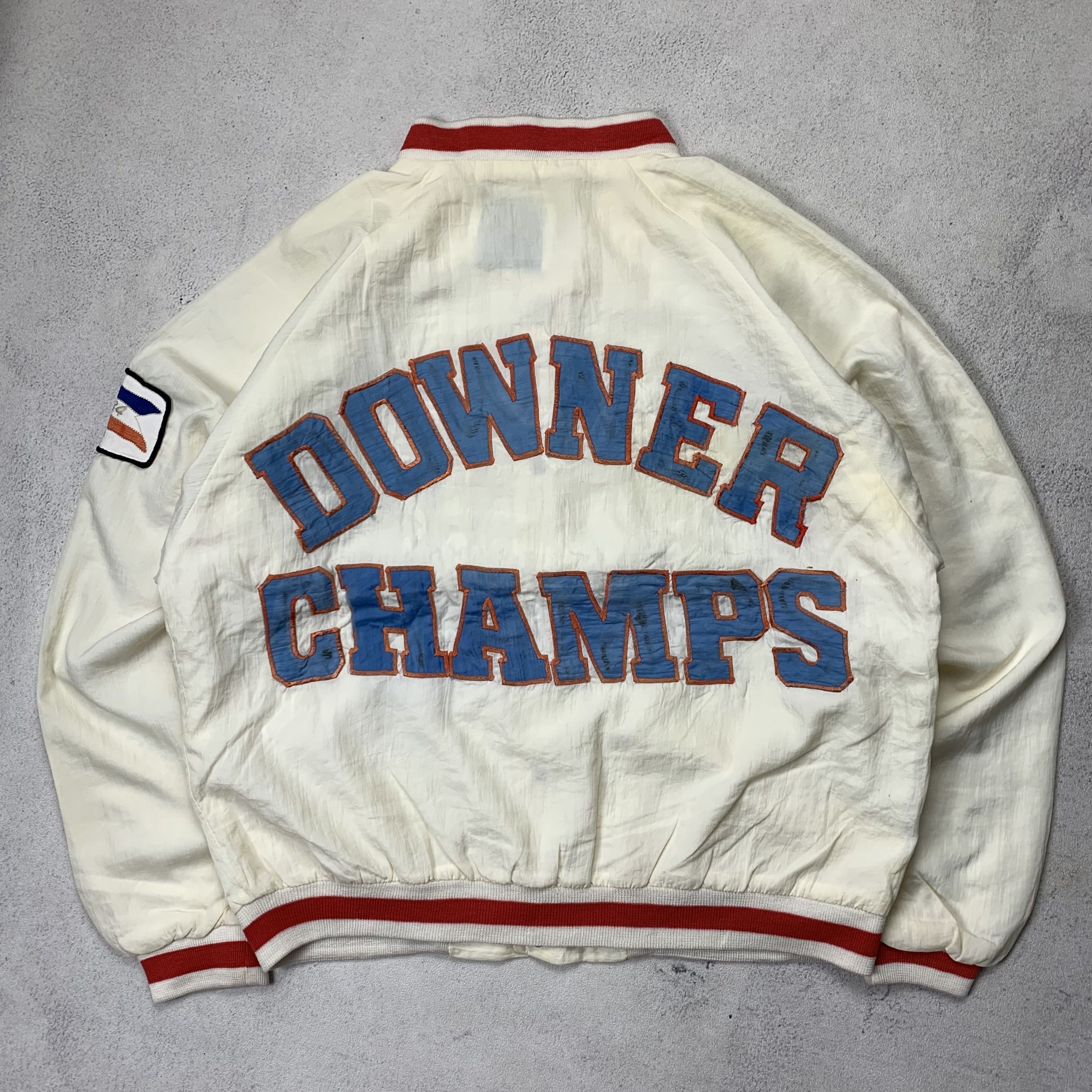 Vintage Downer Champs Varsity Jacket Day Boy 334