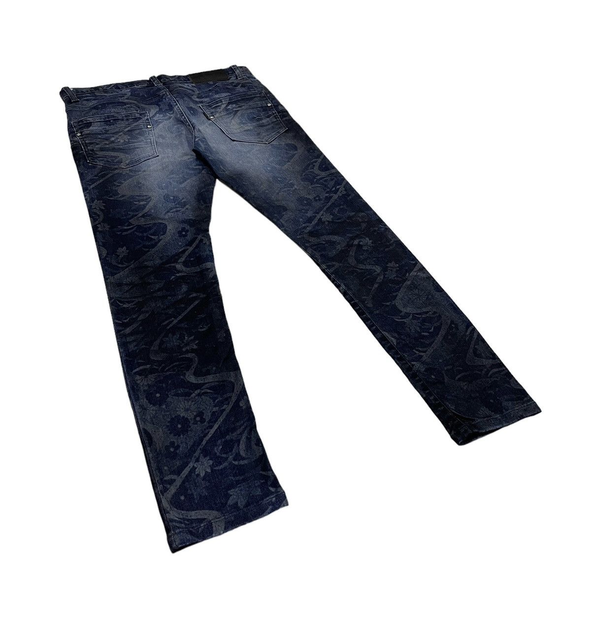 14th Addiction Tornado Mart Japan Skinny Waxed Jeans Size US 33 - 6 Thumbnail